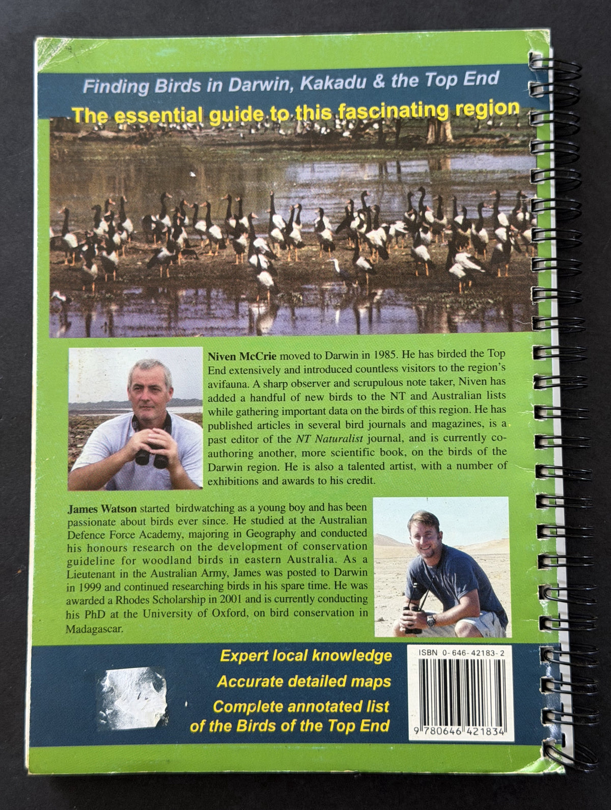 Finding Birds in Darwin, Kakadu and the Top End by Niven McCrie and James Watson