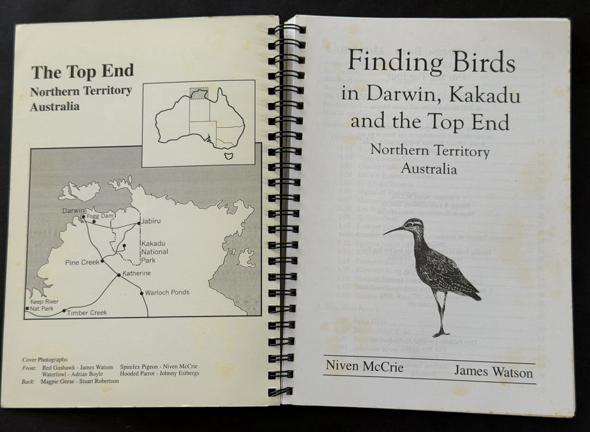 Finding Birds in Darwin, Kakadu and the Top End by Niven McCrie and James Watson