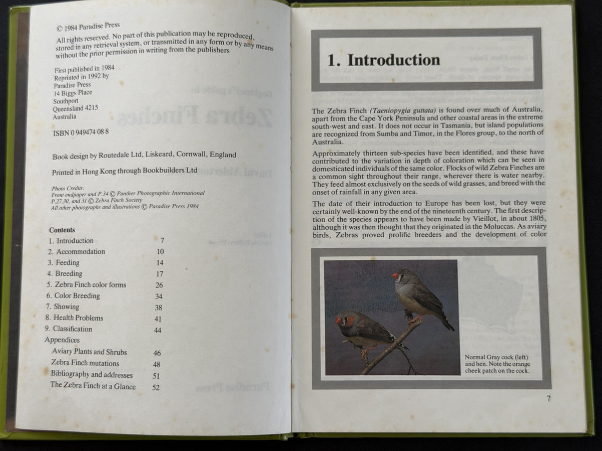 Beginner's guide to zebra finches by David Alderton