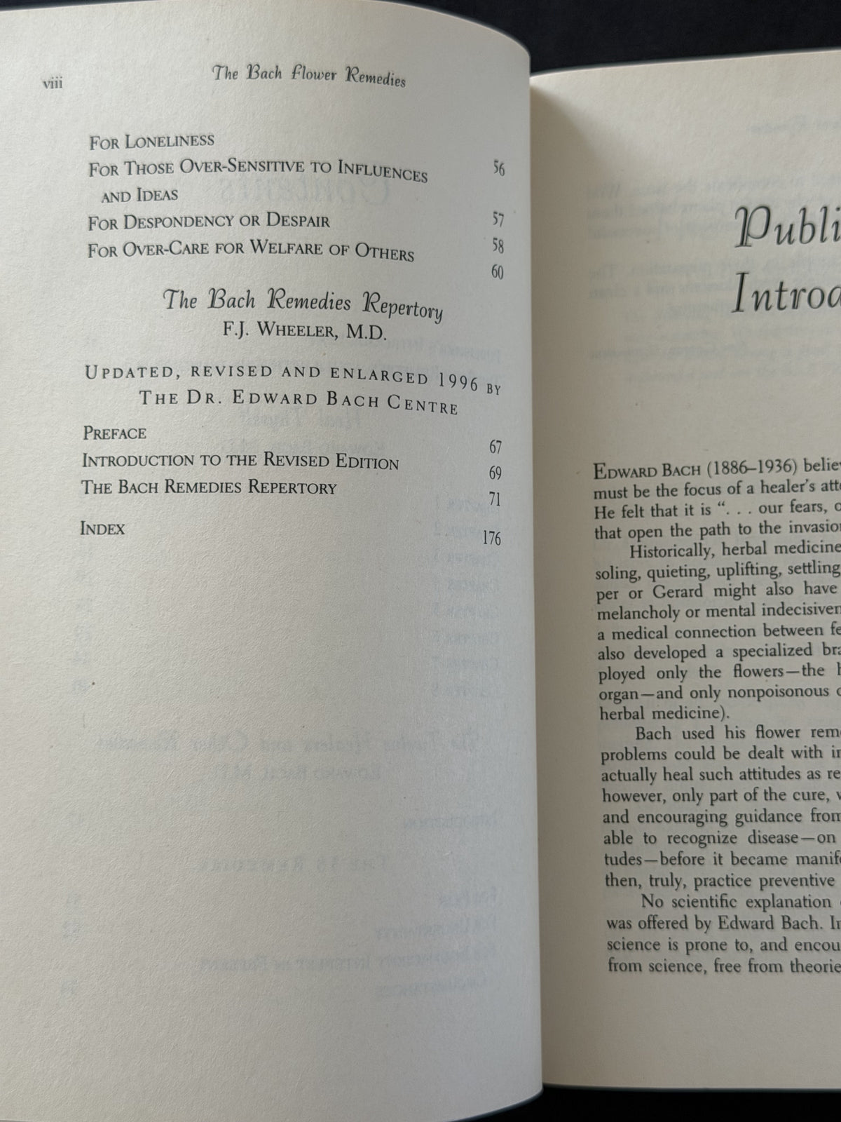 The Bach flower remedies. by Edward Bach