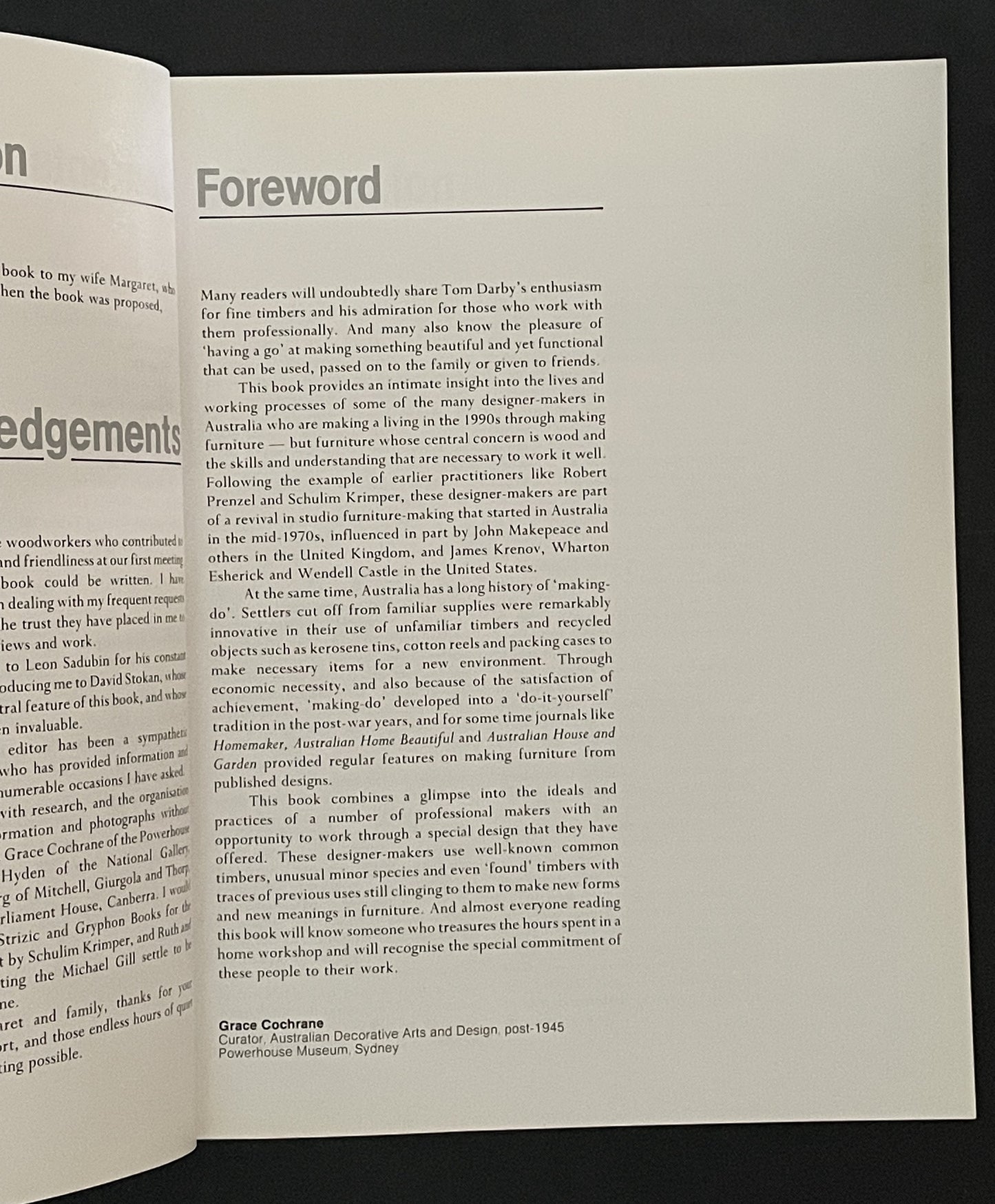 Making Fine Furniture by Tom Darby