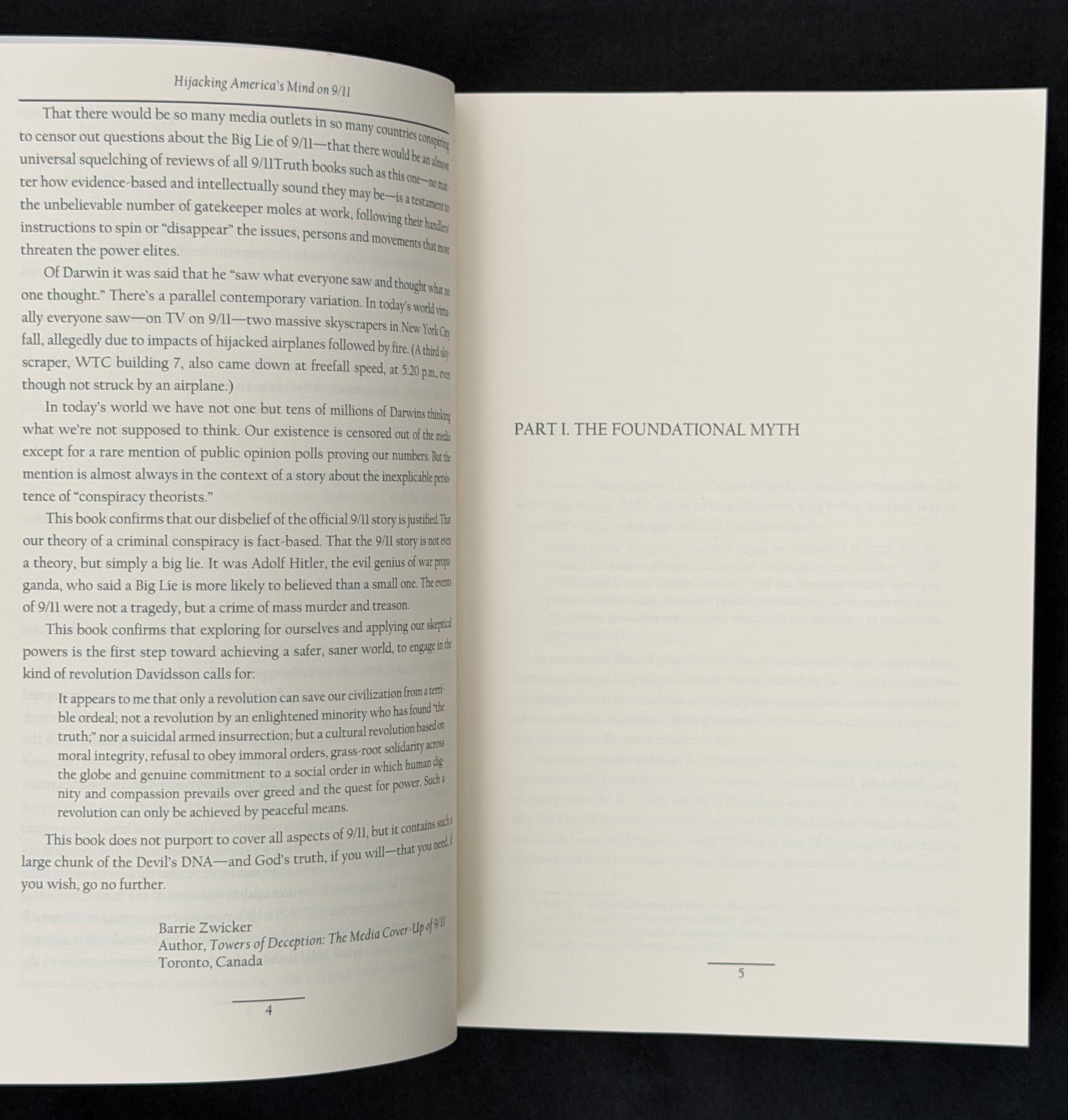 Hijacking America's Mind on 9/11 by Elias Davidsson