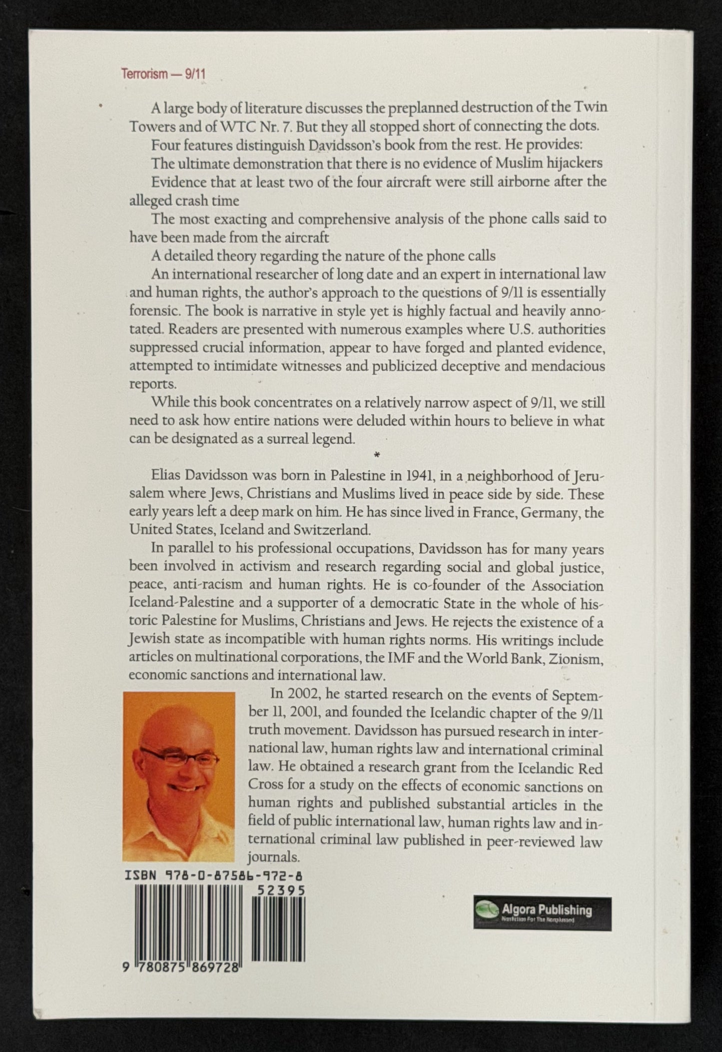 Hijacking America's Mind on 9/11 by Elias Davidsson
