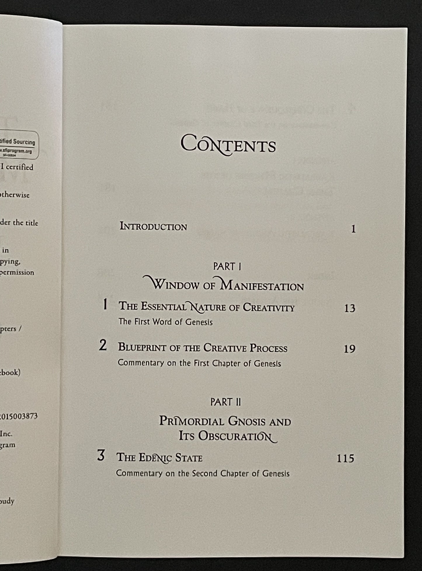 The Kabbalistic Mirror of Genesis by David Chaim Smith