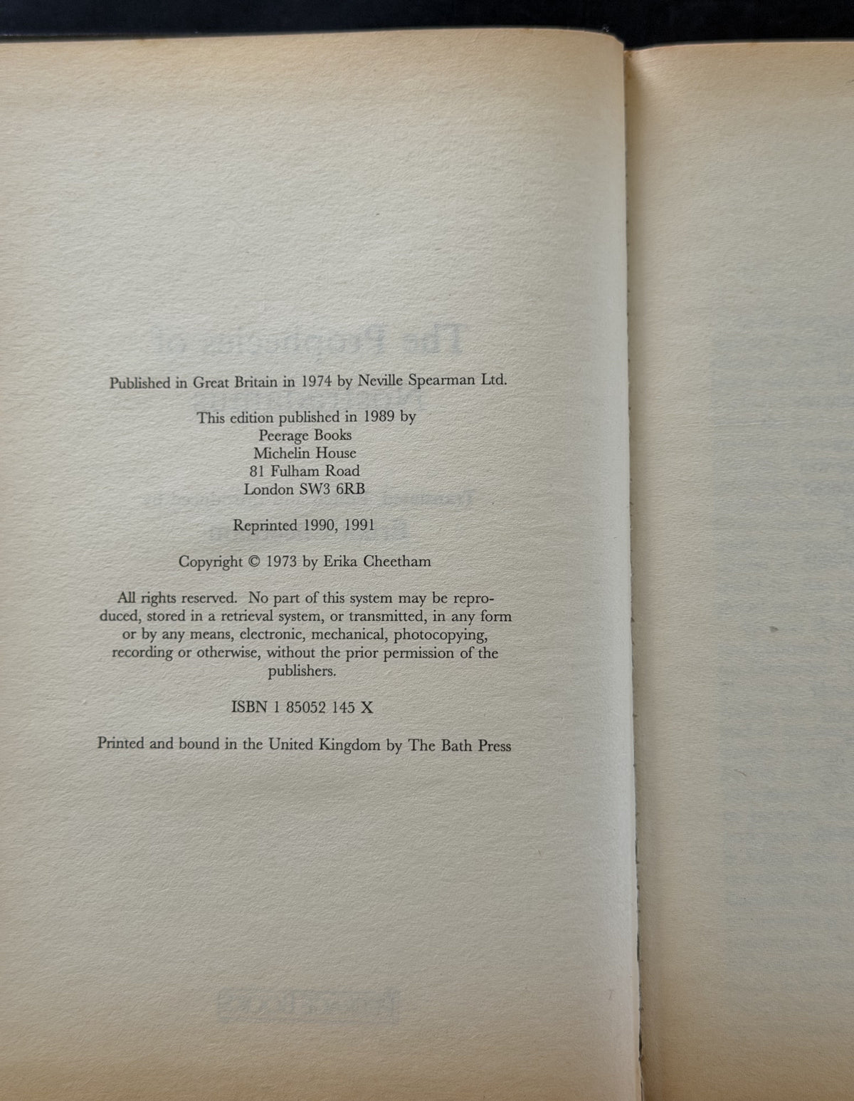 The prophecies of Nostradamus by Michel de Nostredame