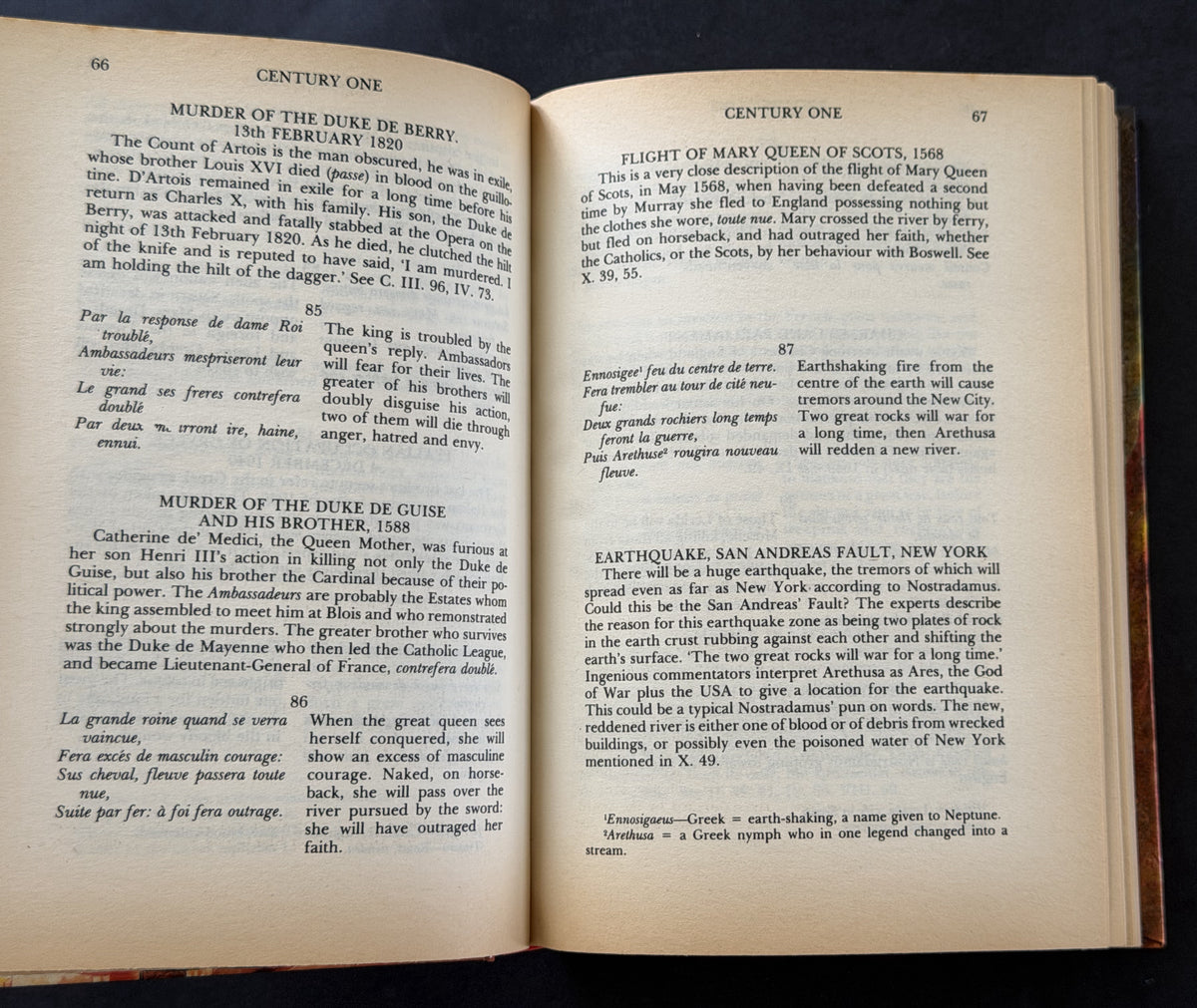 The prophecies of Nostradamus by Michel de Nostredame