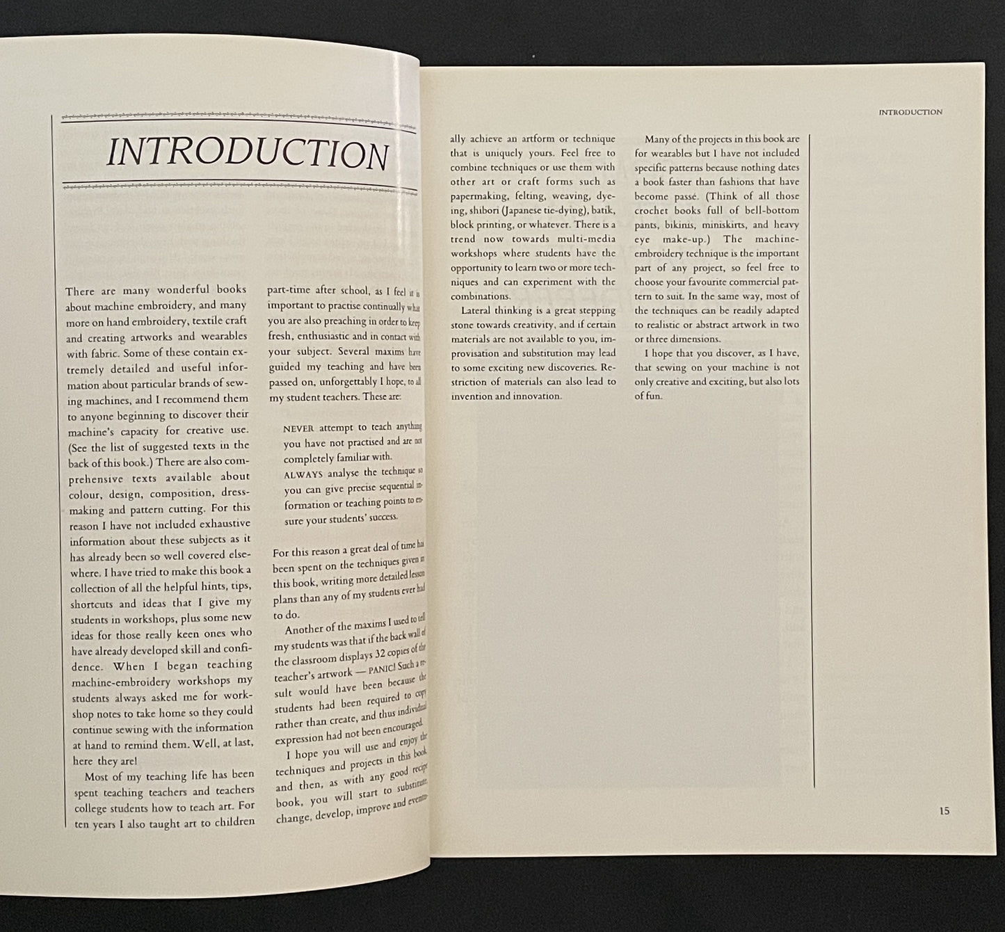 The Fine Art of Machine Embroidery by Kristen Dibbs