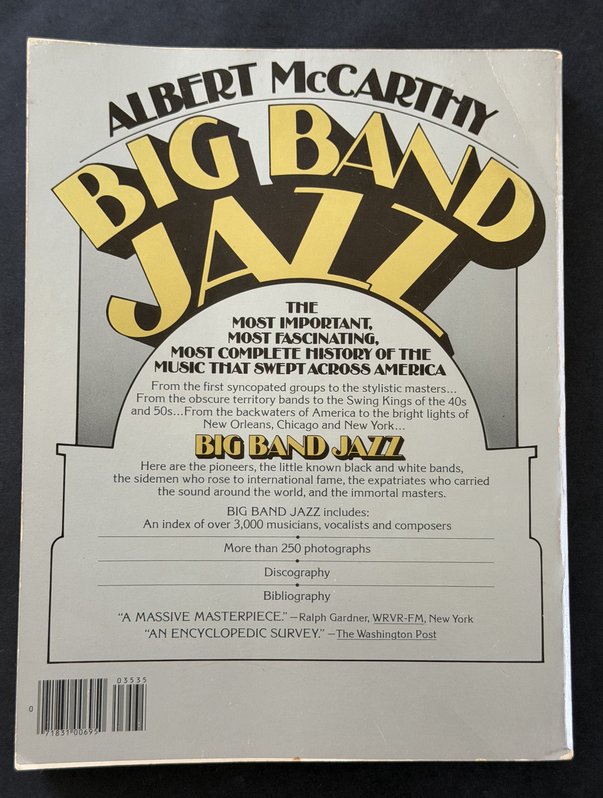 Big band jazz by Albert J. McCarthy
