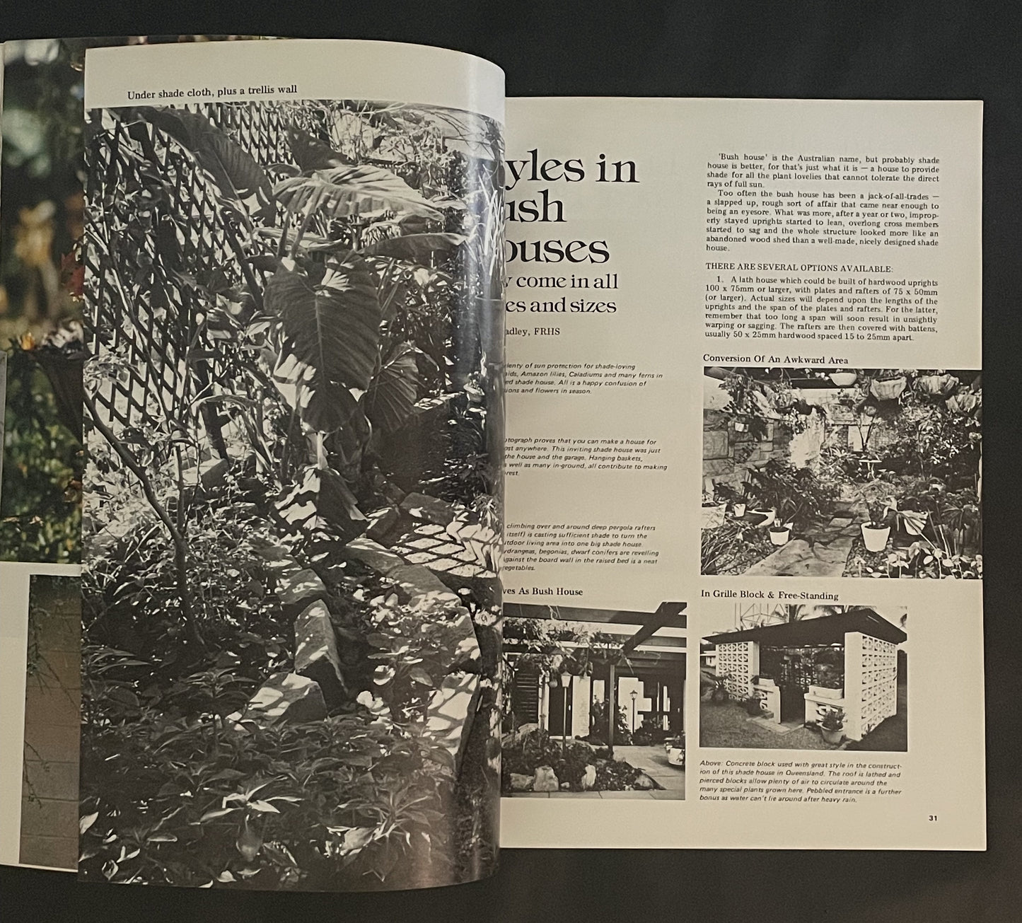 The Pleasures Of Bush & Glasshouses by Beryl Guertner, Rolfe Bradley