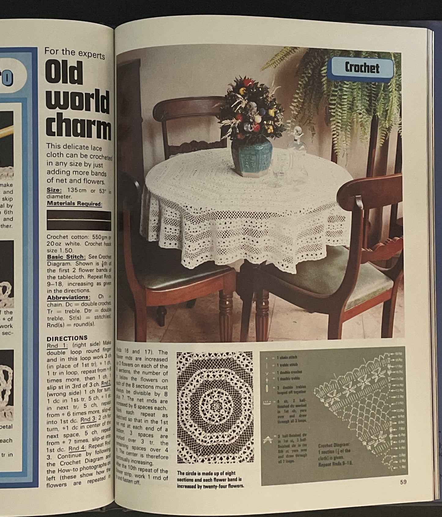 HOME DECORATING WITH KNITTING AND CROCHET by Books for Pleasure