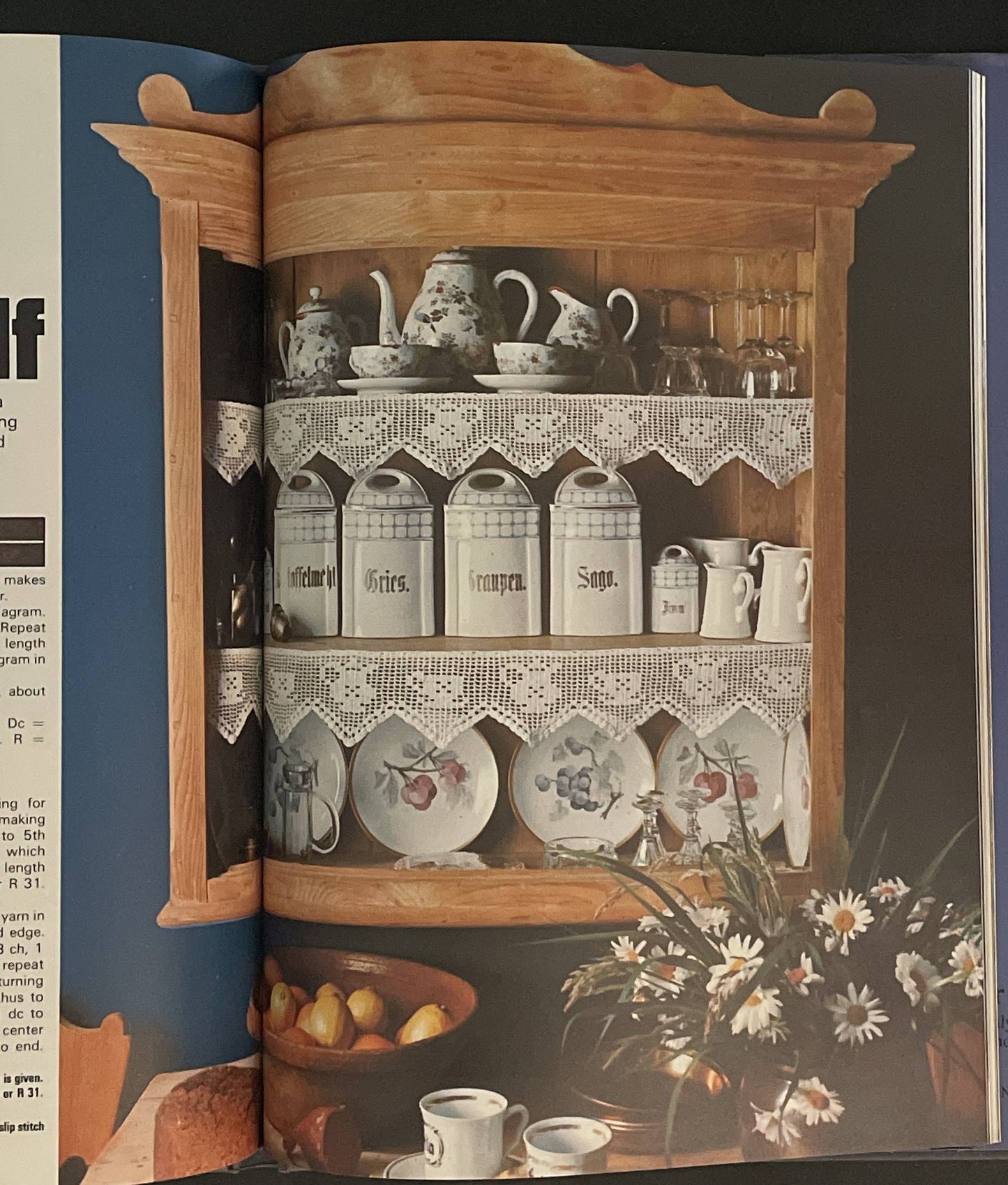 HOME DECORATING WITH KNITTING AND CROCHET by Books for Pleasure