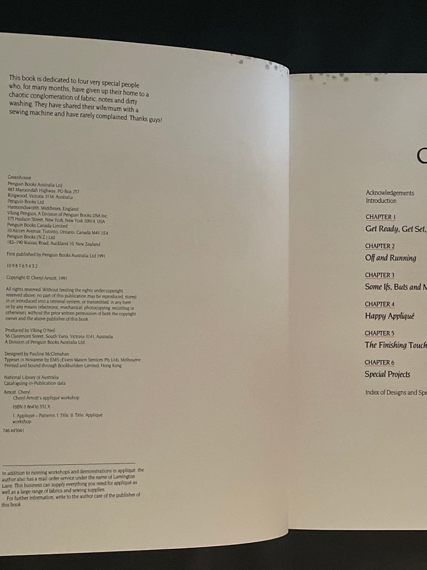 Cheryl Arnott's Applique Workshop by Cheryl Arnott