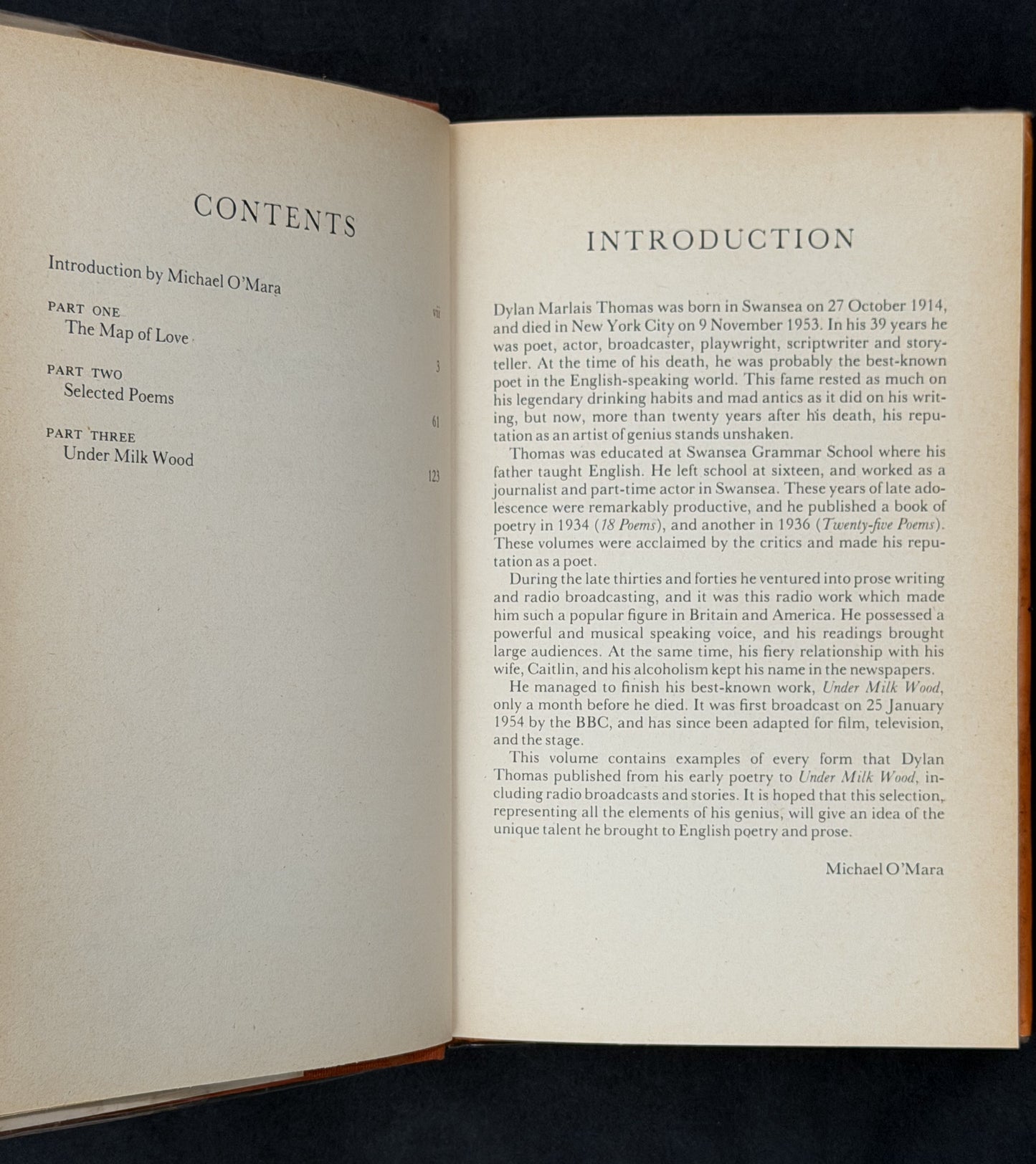 Selected Works by Dylan Thomas