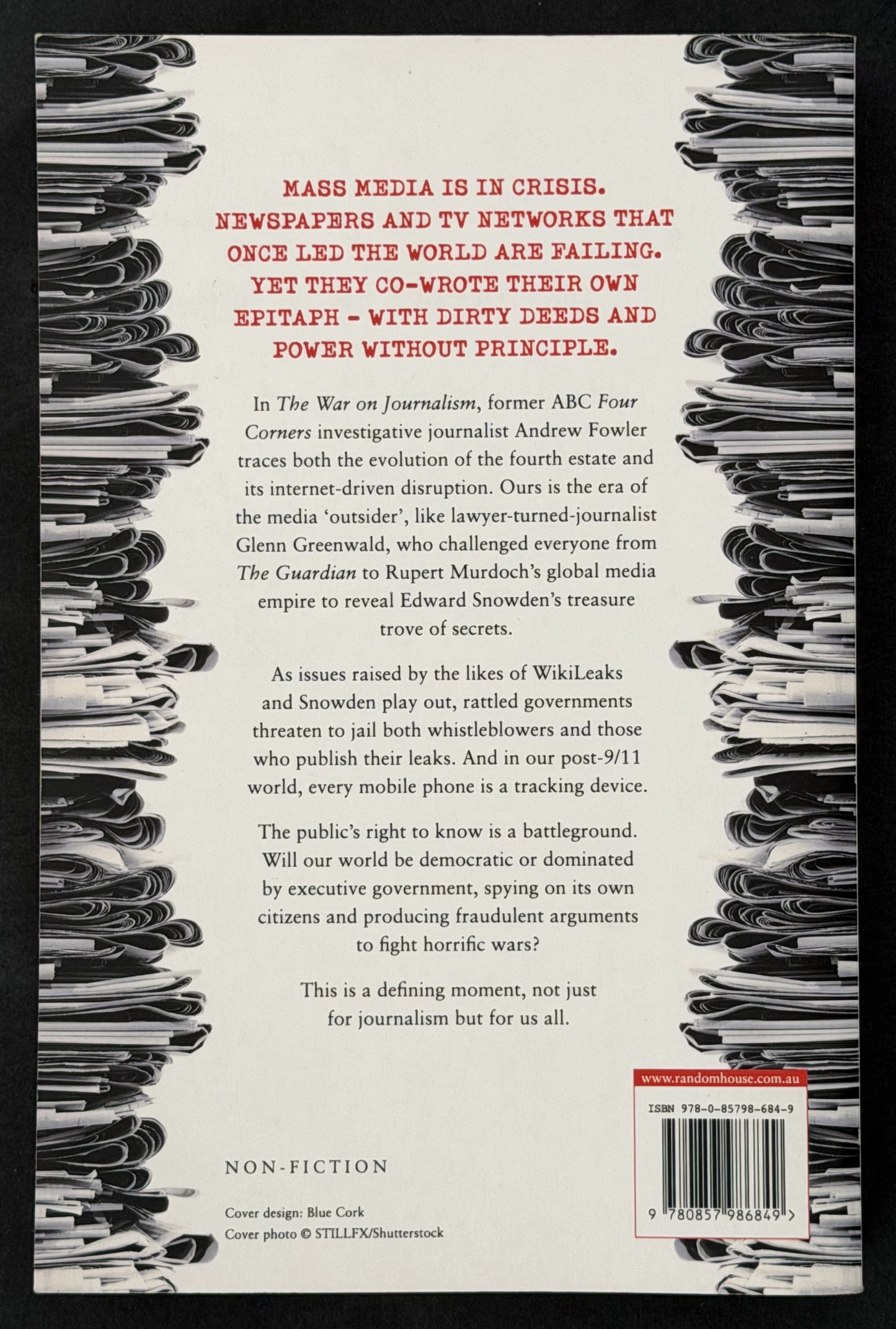 The War on Journalism by Andrew Fowler