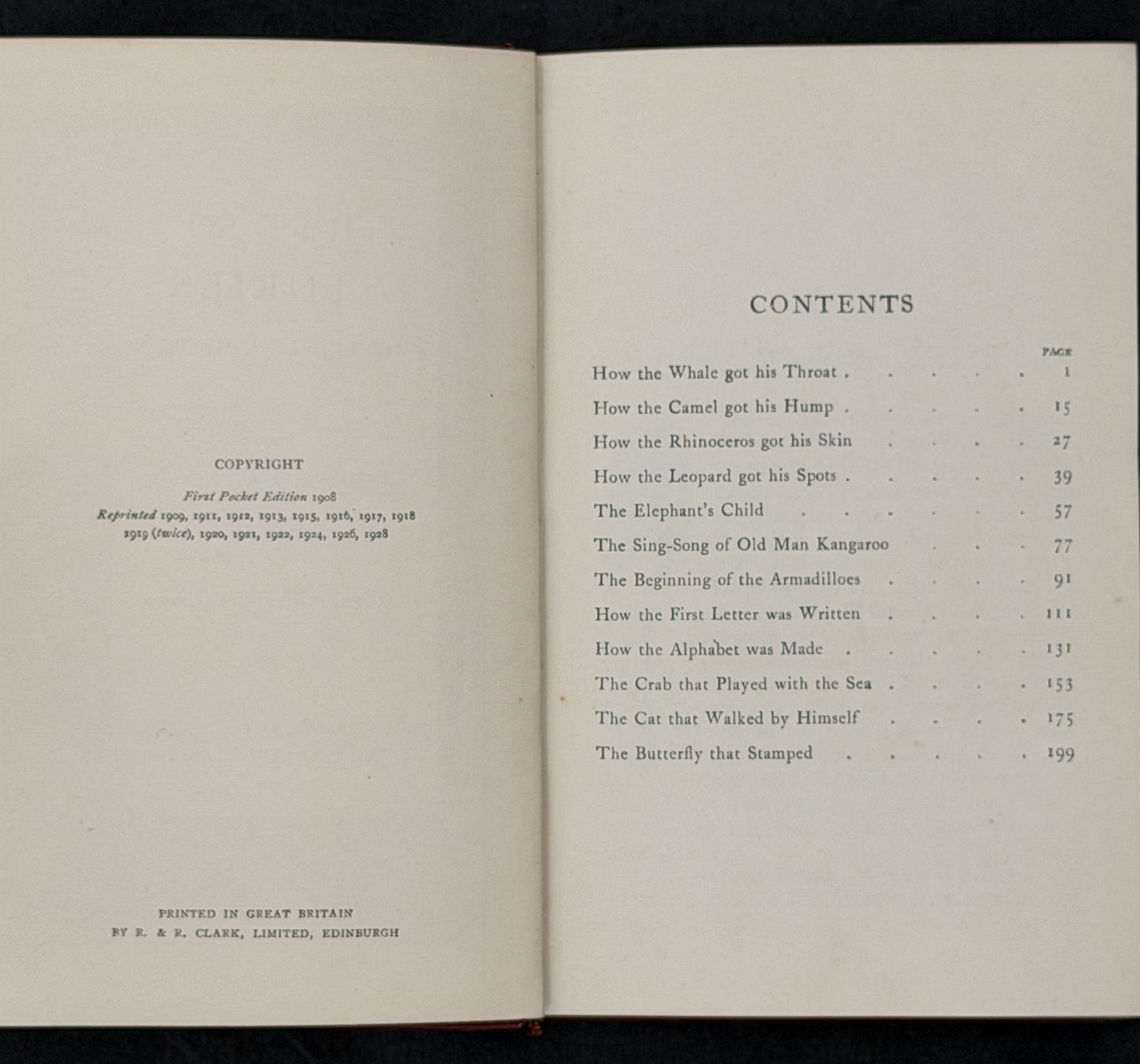 Just So Stories for Little Children by Rudyard Kipling