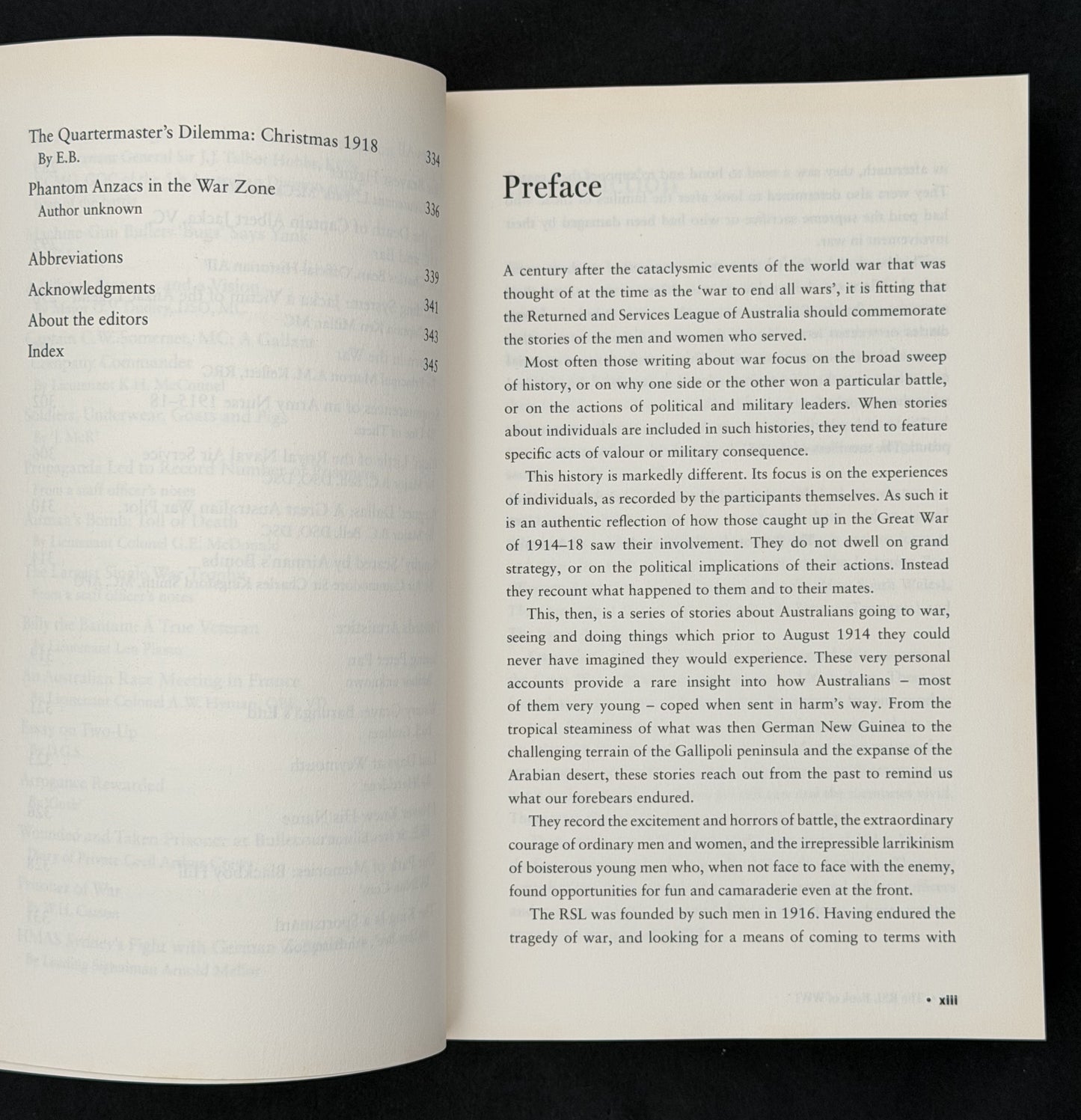 The RSL Book of WWI by John Gatfield, Richard Landels
