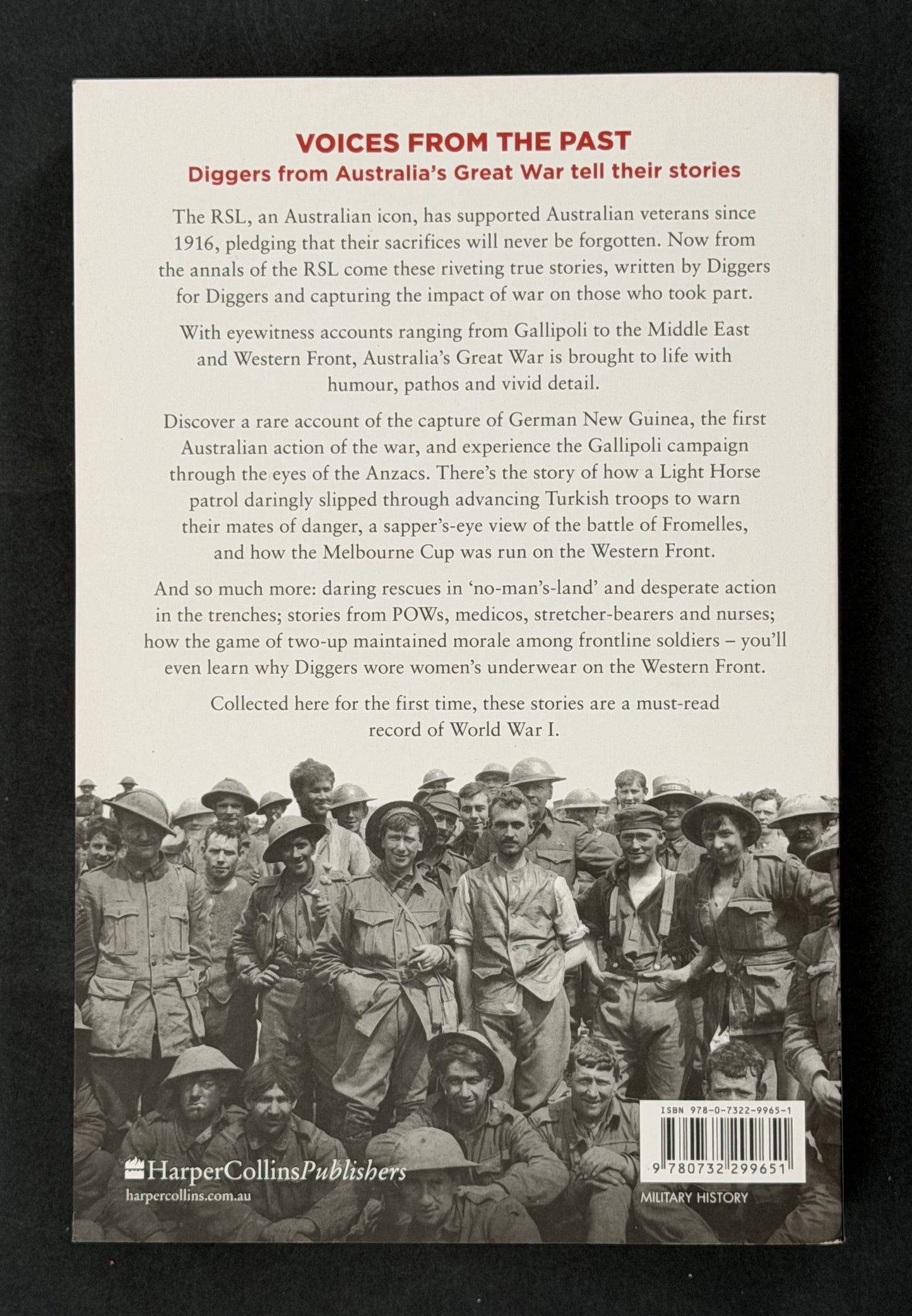 The RSL Book of WWI by John Gatfield, Richard Landels