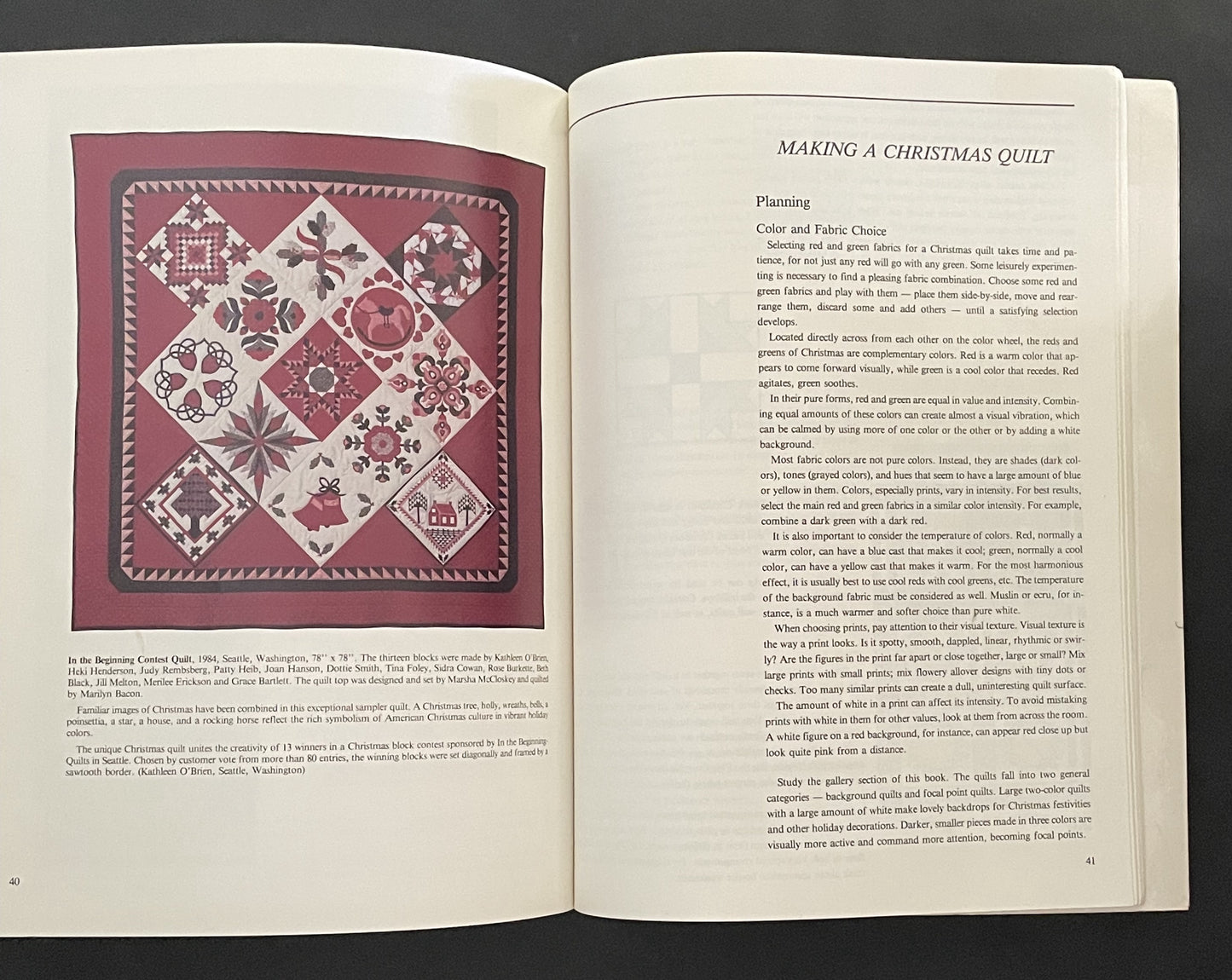 Christmas Quilts by Marsha McCloskey