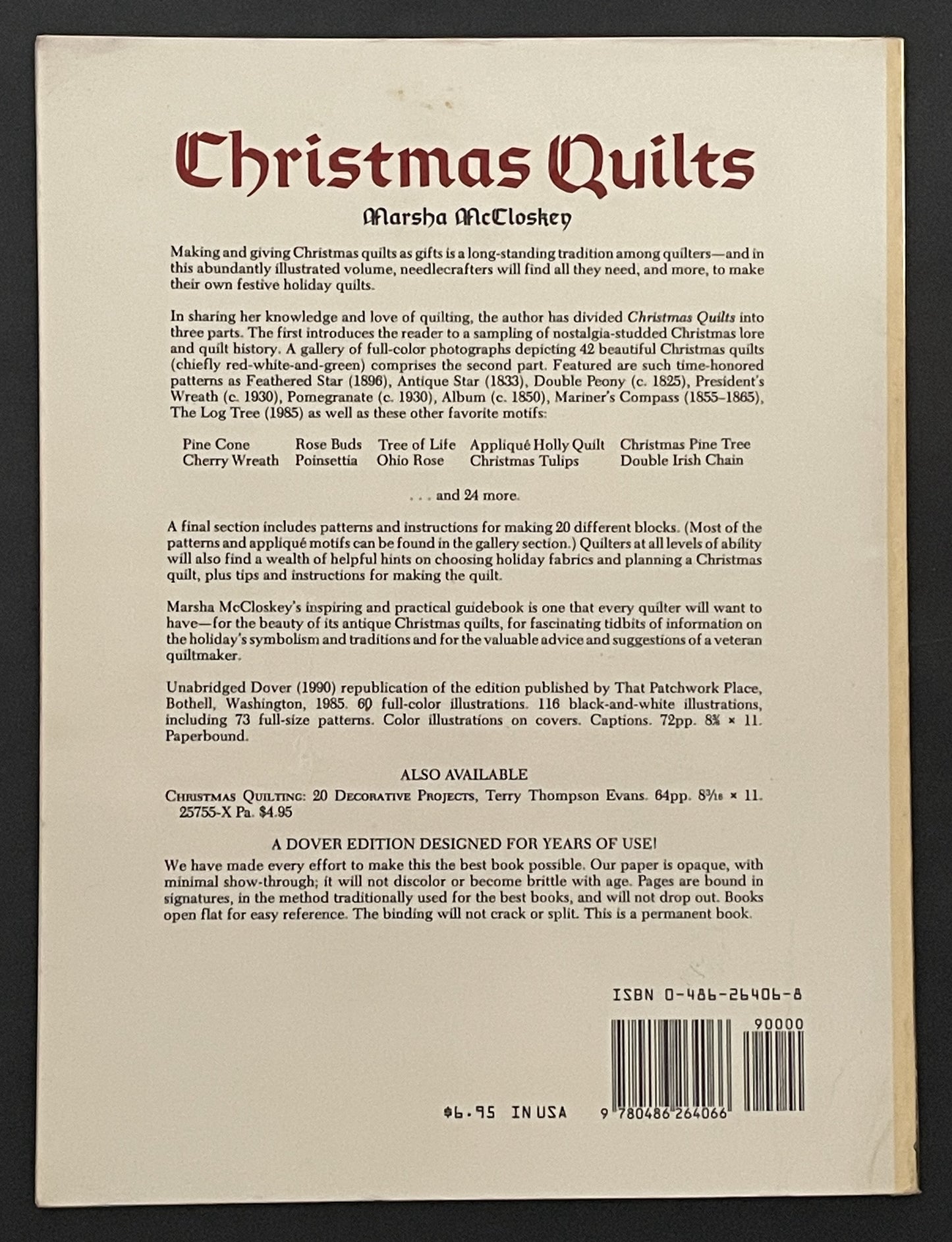 Christmas Quilts by Marsha McCloskey