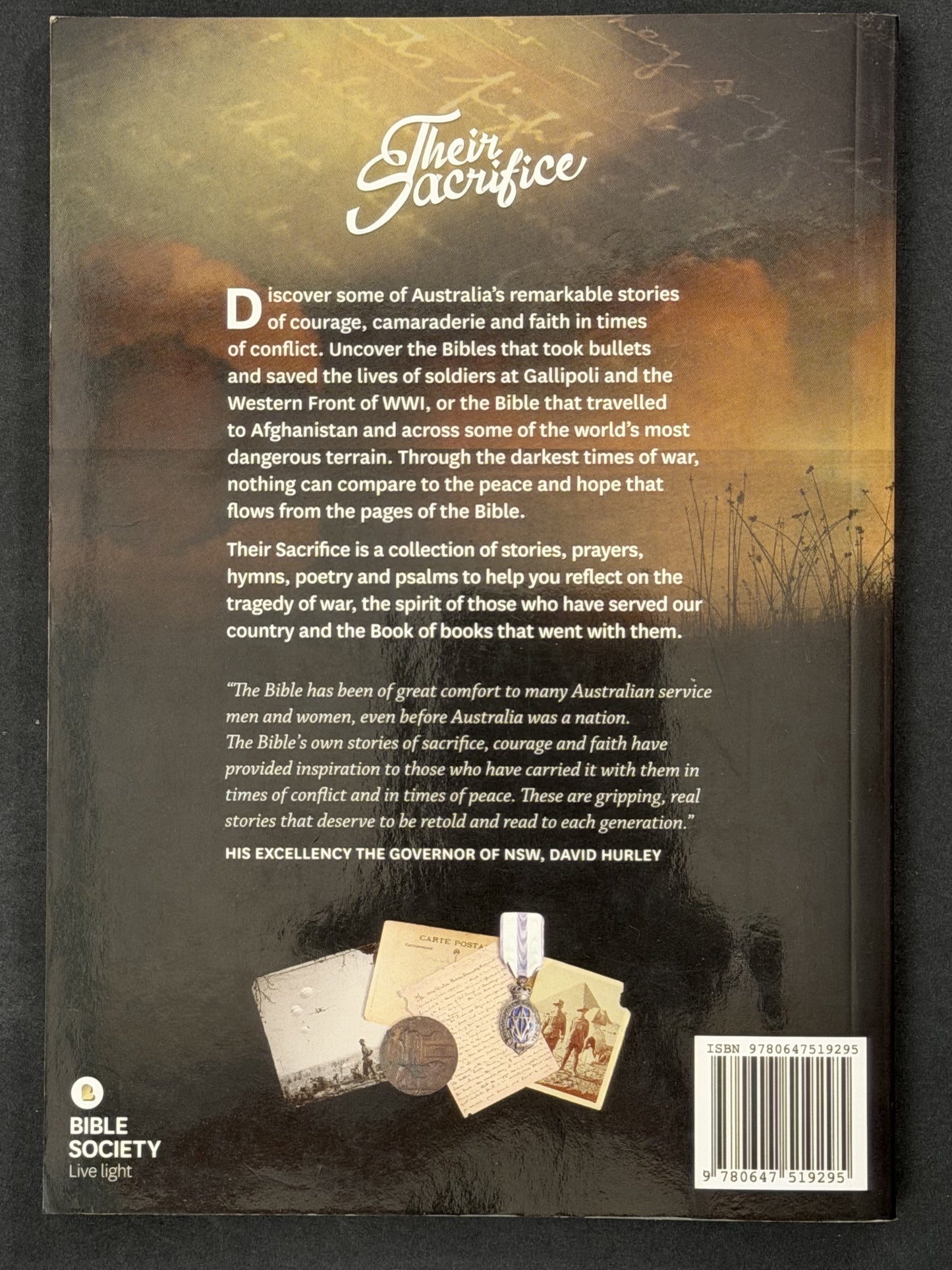 Their Sacrifice: The Brave and Their Bibles by John Harris