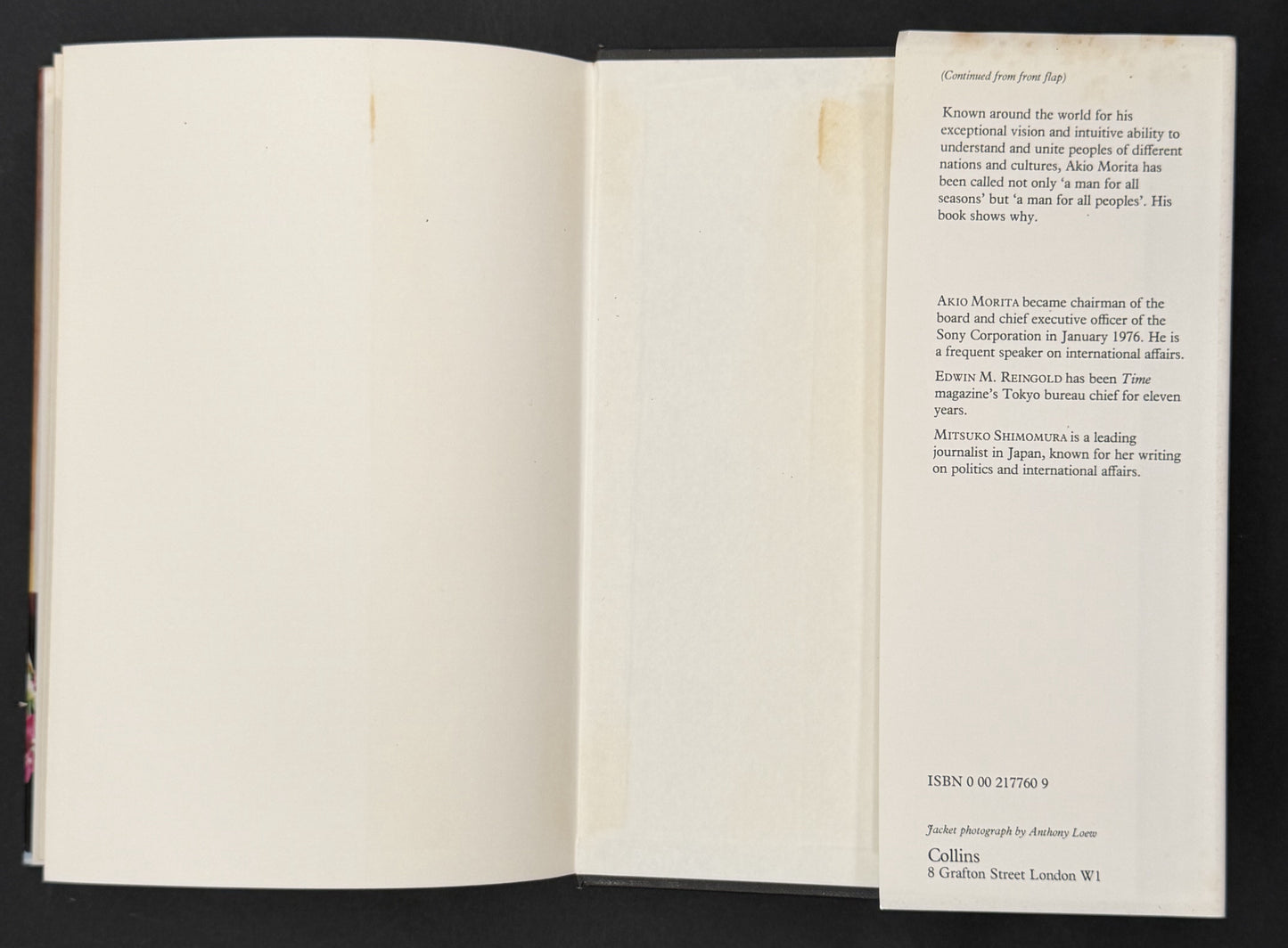 Made in Japan by Akio Morita, Edwin M. Reingold, Mitsuko Shimomura