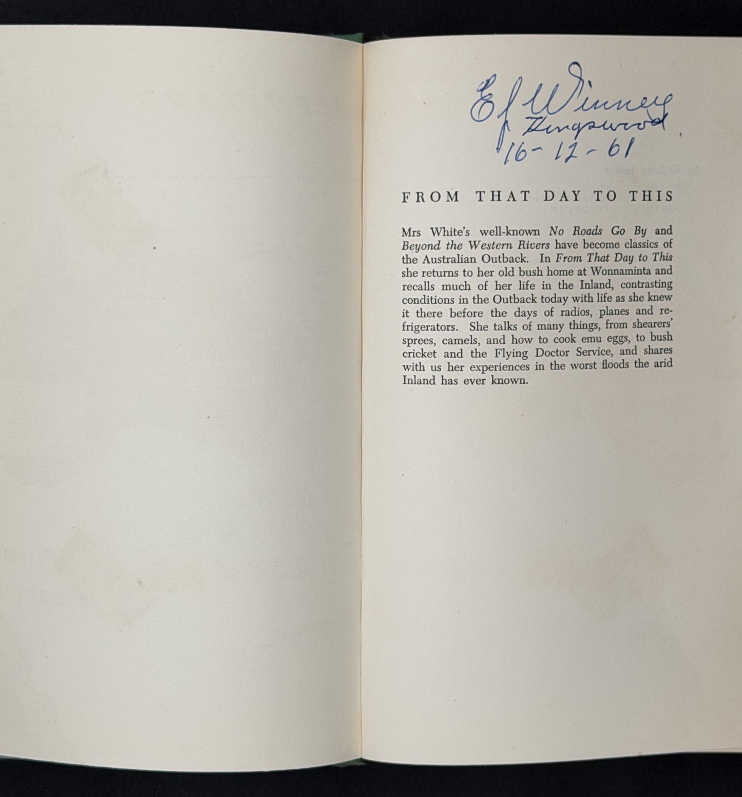 From That Day to This by Myrtle Rose White