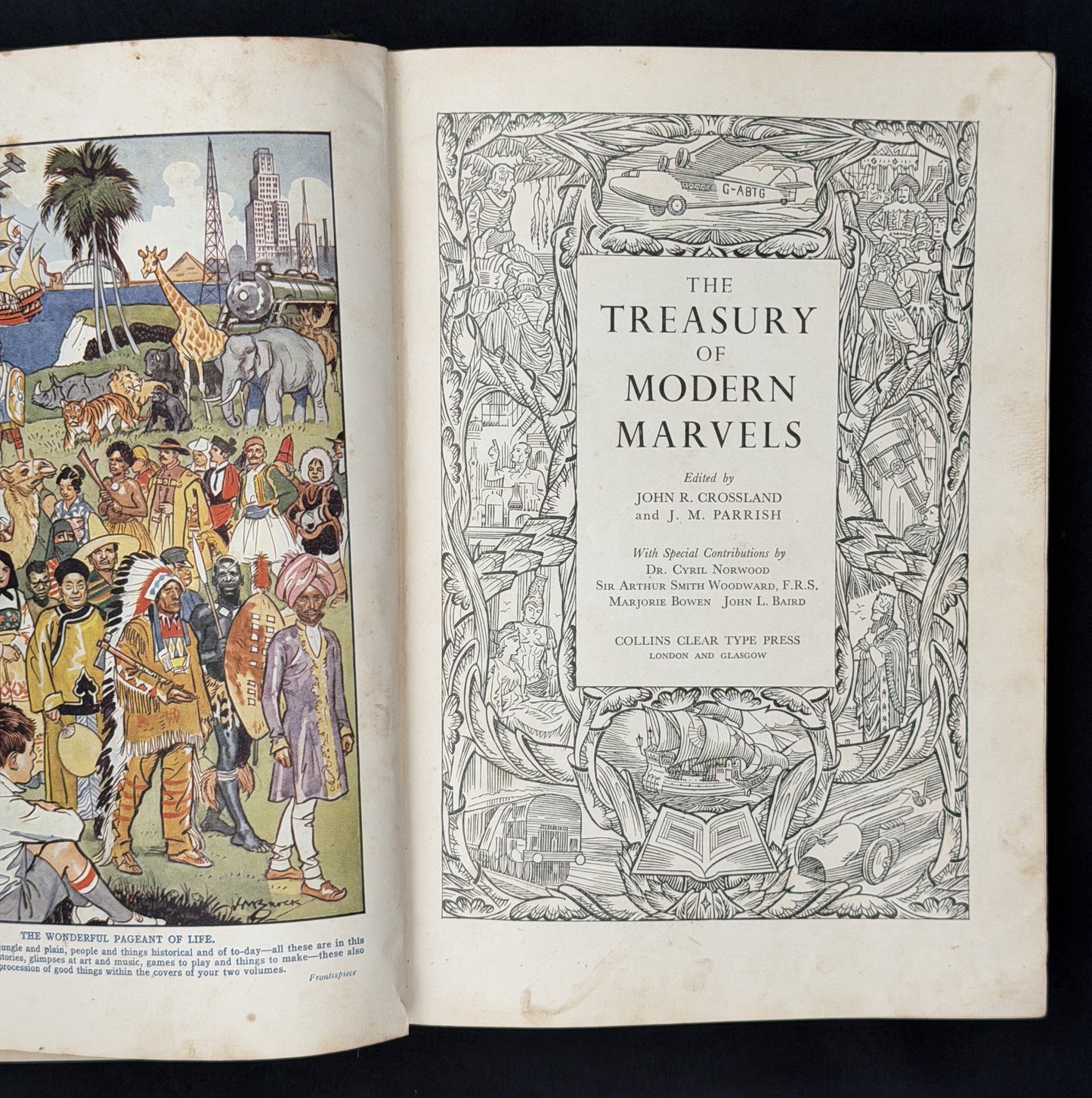 The Treasury of Modern Marvels by John R. Crossland and J. M. Parrish