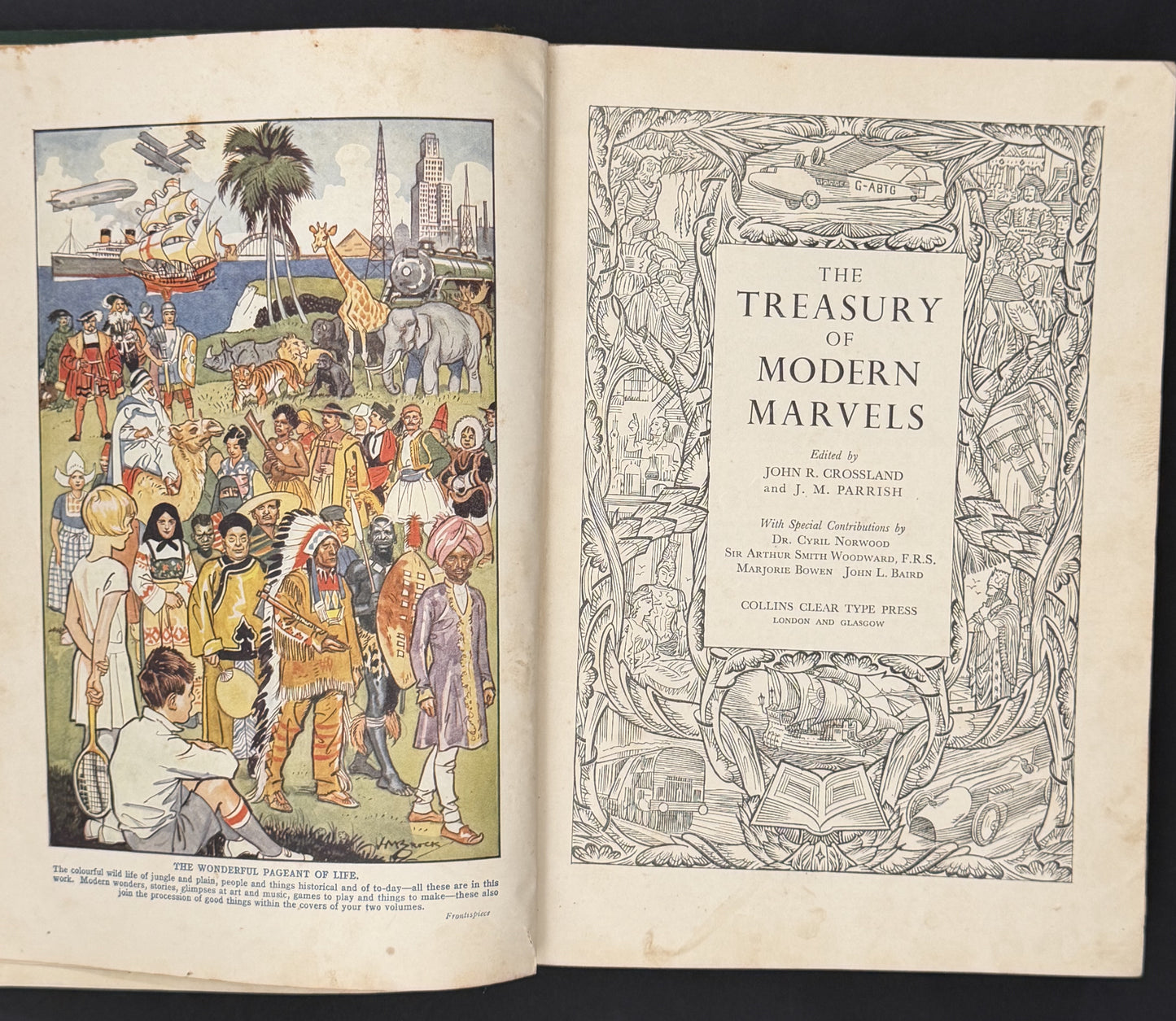 The Treasury of Modern Marvels by John R. Crossland and J. M. Parrish