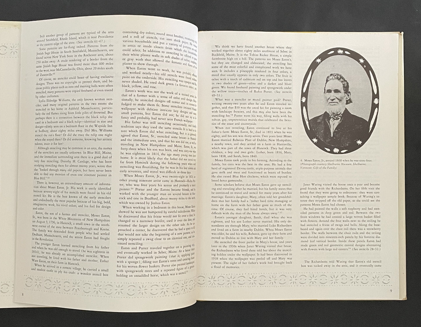 Early American Wall Stencils in Color by Alice Bancroft Fjelstul