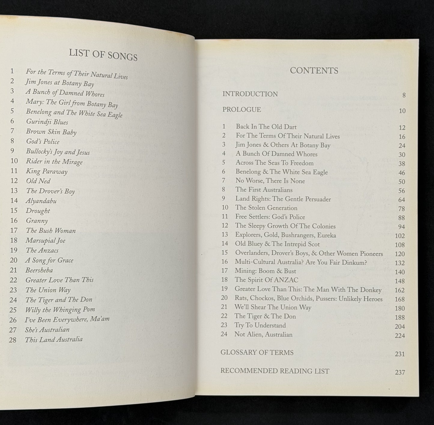 The Land Downunder by Ted Egan