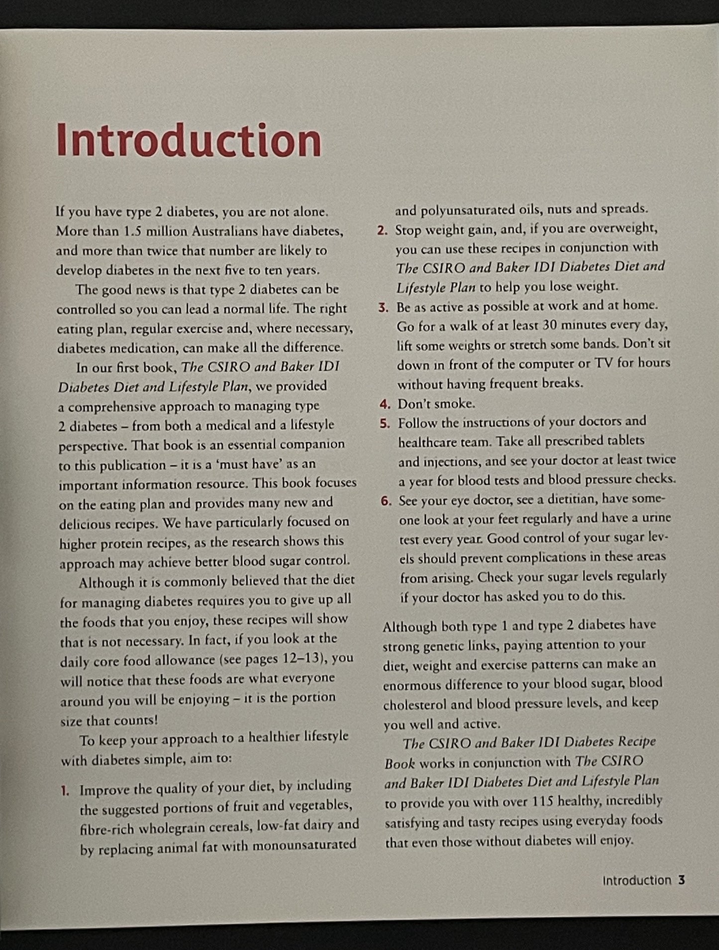 The CSIRO and BAKER IDI Diabetes Recipe Book by CSIRO and Baker IDI Heart & Diabetes Institute
