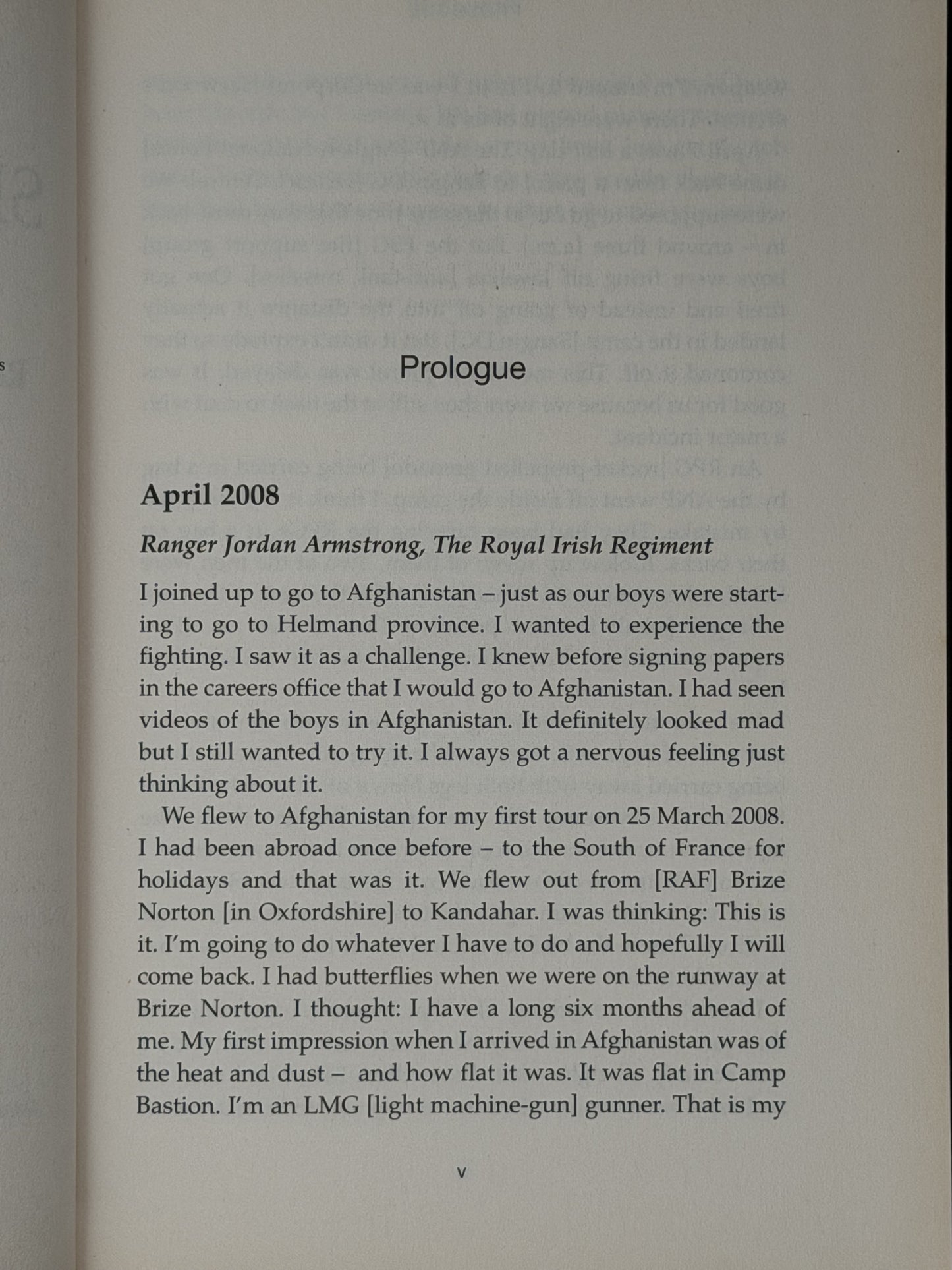 Spoken from the Front by Andy McNab