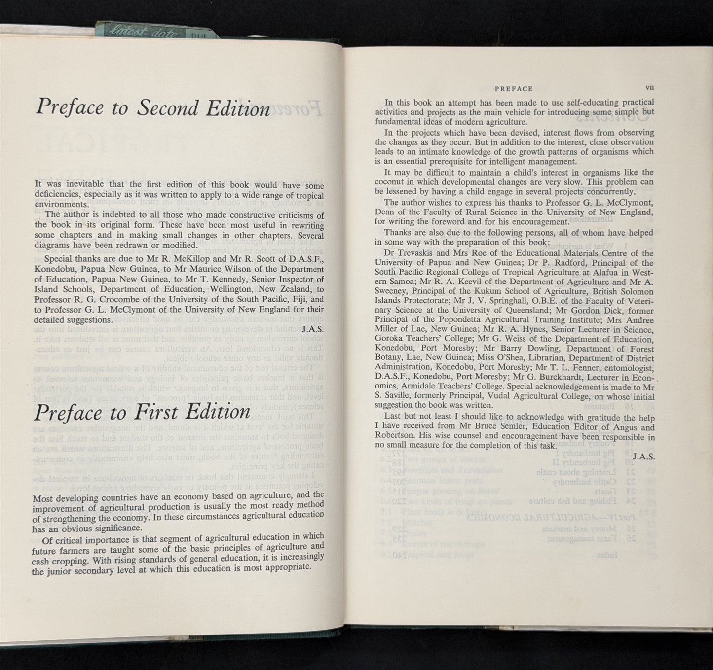 Introduction to Tropical Agriculture by James Alan Sutherland