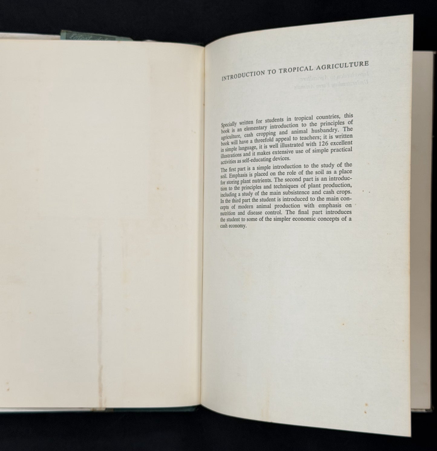Introduction to Tropical Agriculture by James Alan Sutherland