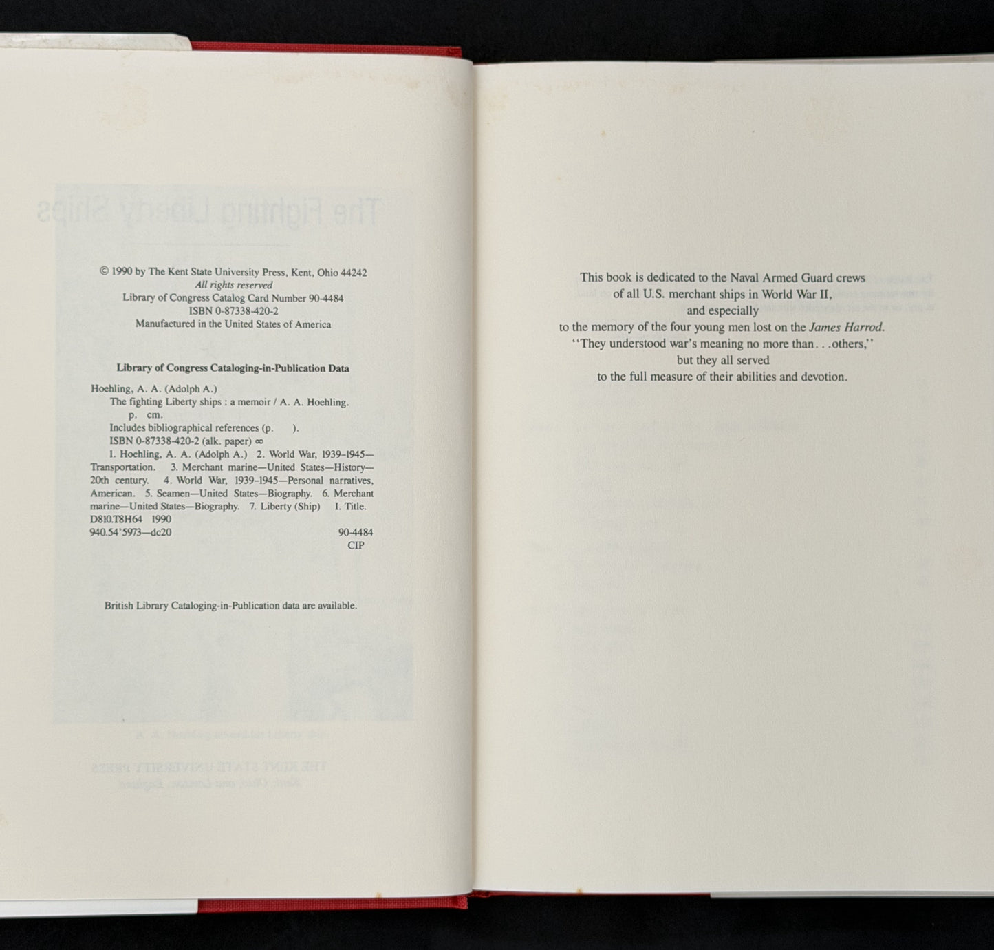 The Fighting Liberty Ships by Adolph A. Hoehling