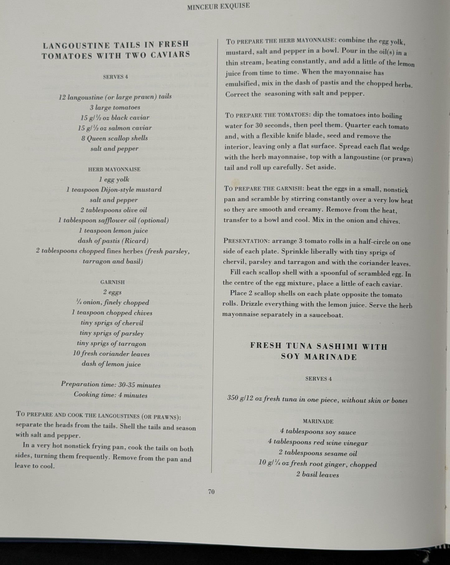 Minceur Exquise by Michel Guérard, Alain Coumont