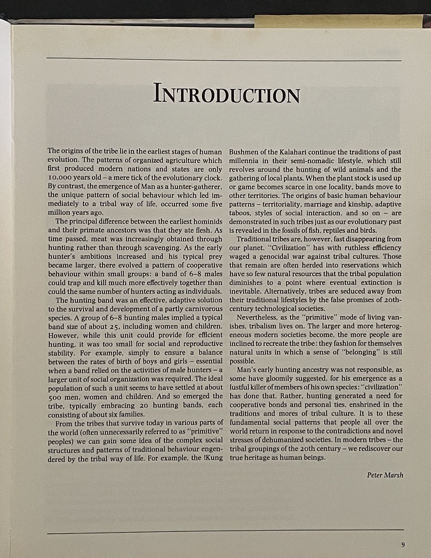 Tribes by Peter E. Marsh, Desmond Morris