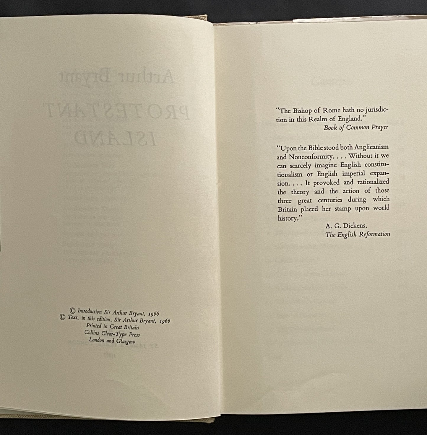 Protestant Island by Arthur Bryant