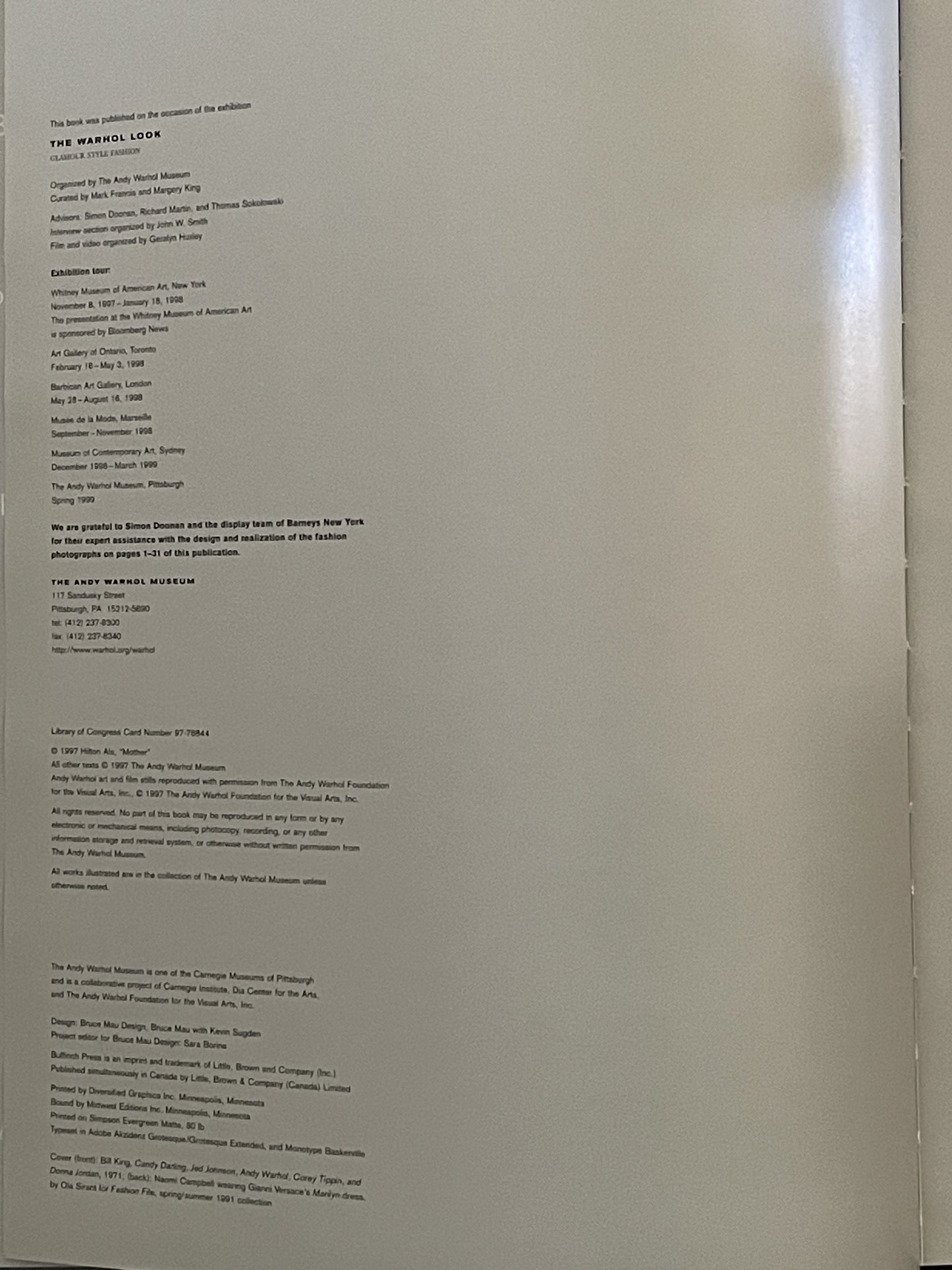 The Warhol Look by Hilton Als