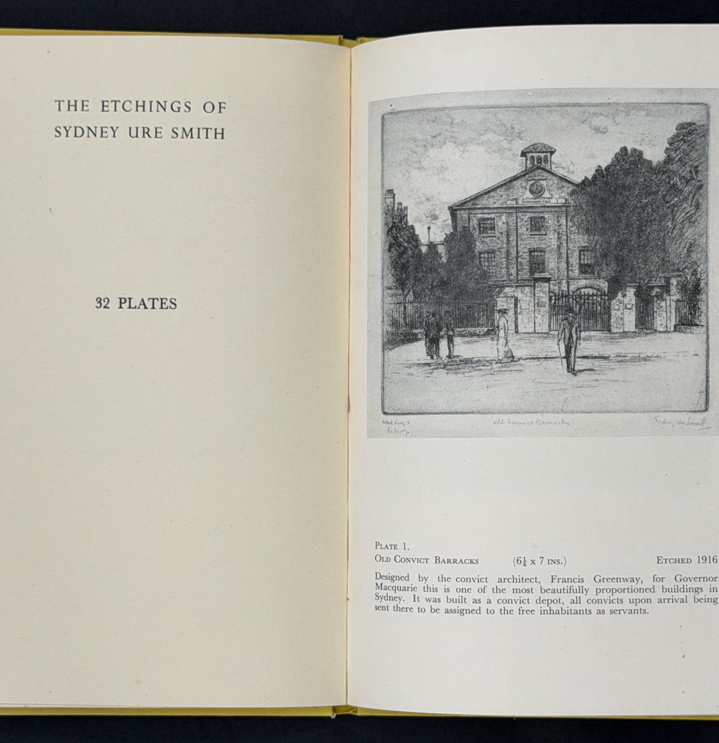 The Etchings of Sydney Ure Smith by Hal Missingham