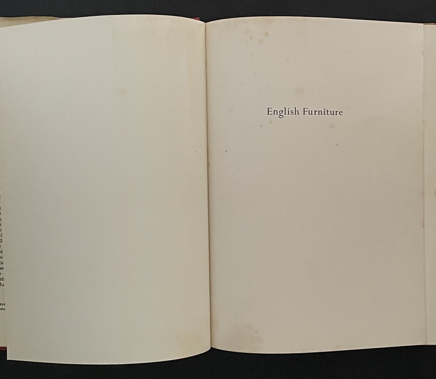 English Furniture by John C. Rogers, Revised and enlarged by Margaret Jourdain