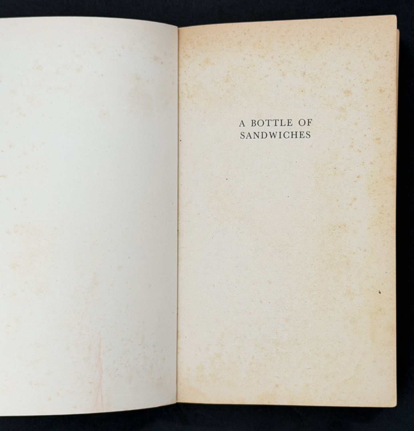 A Bottle of Sandwiches by Denis O'Grady, John O'Grady