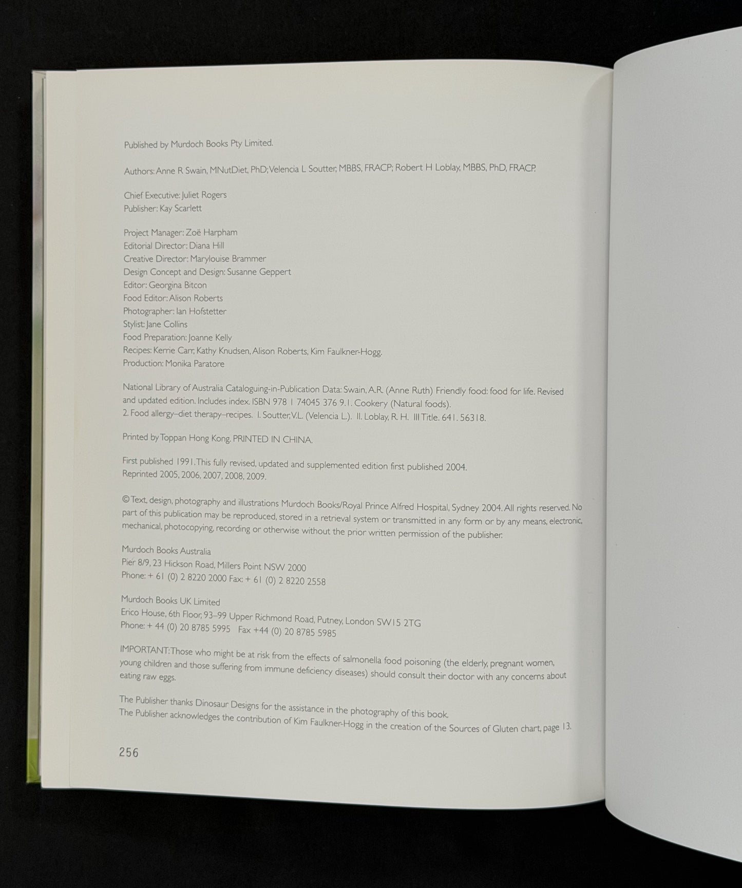 Friendly Food by Anne R Swain, Velencia L Soutter, and Robert H Loblay