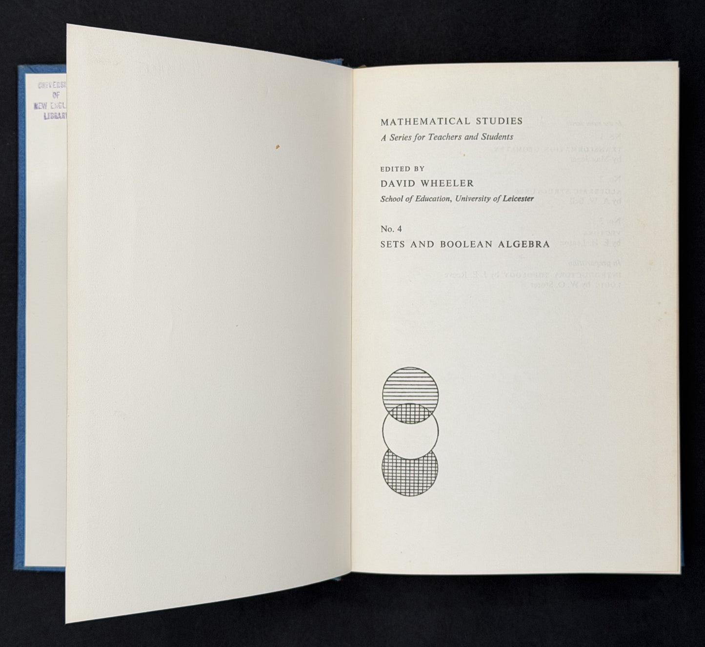 Sets and Boolean Algebra by Marcel Rueff and Max Jeger