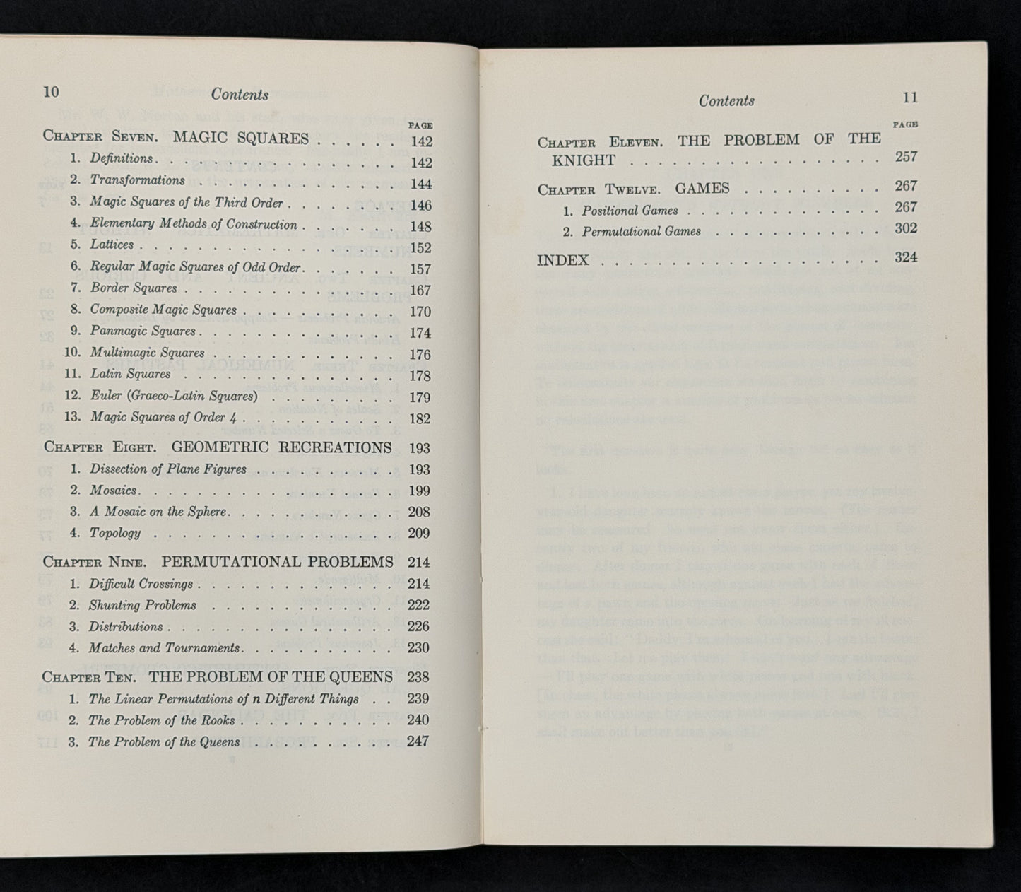 CHECK Mathematical Recreations by Maurice Kraitchik