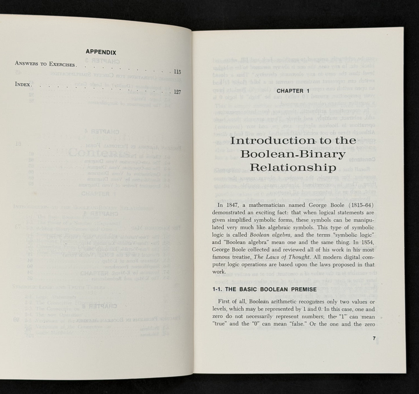 Boolean Algebra for Computer Logic by Harold E. Ennes