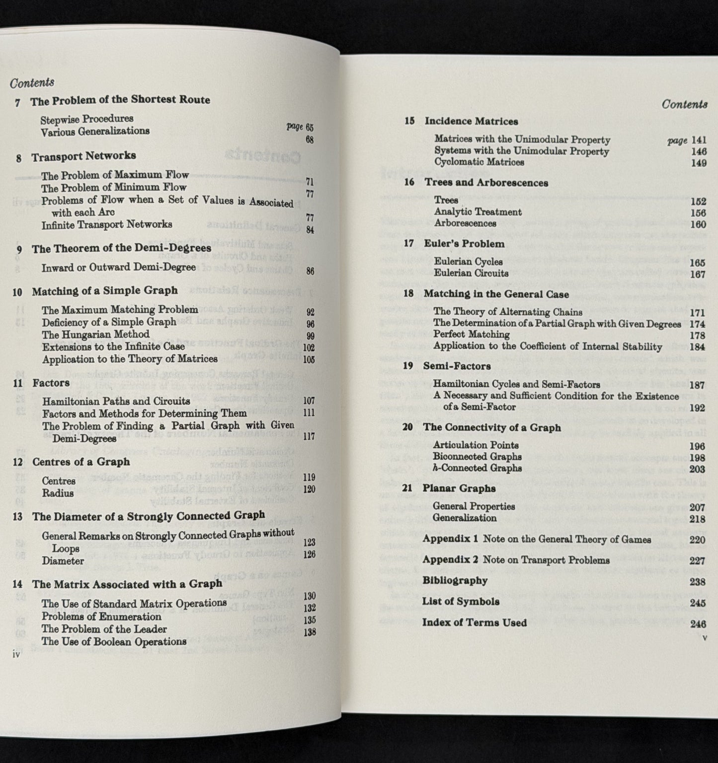 The Theory of Graphs by Claude Berge