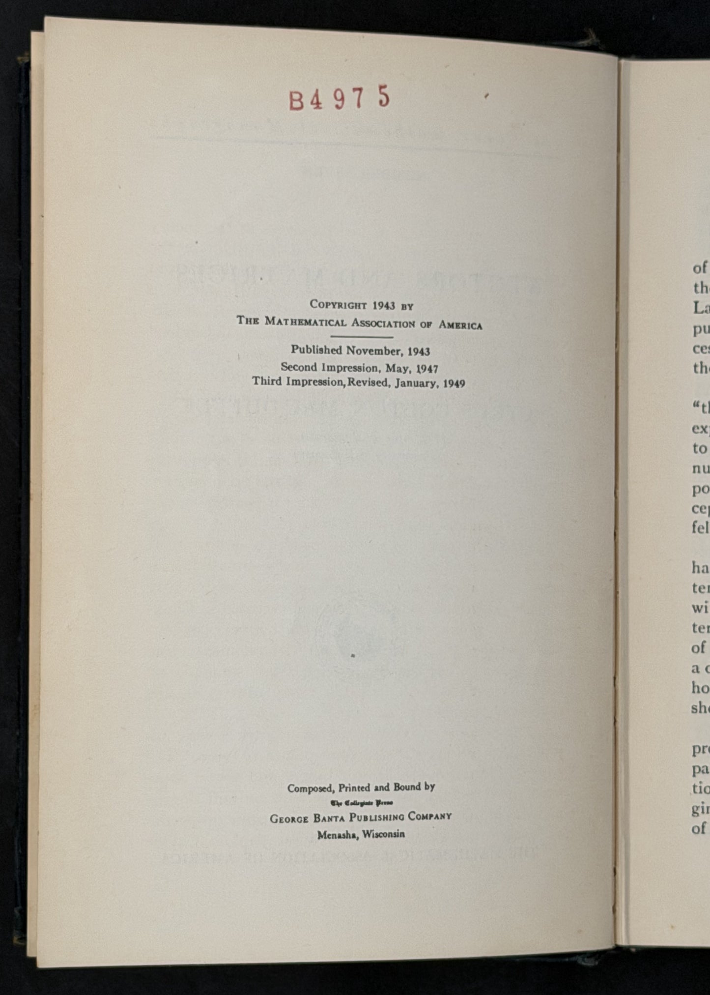 Vectors and Matrices by Cyrus Colton MacDuffee
