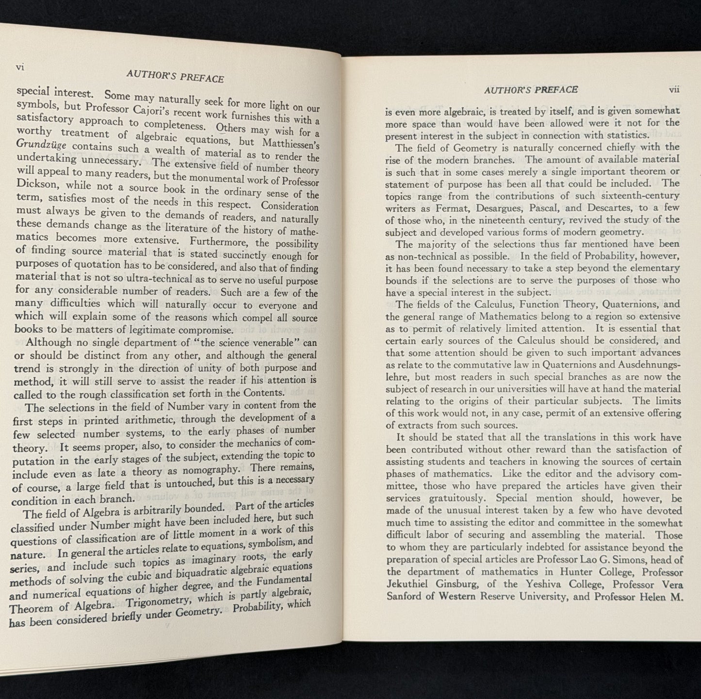 A Source Book in Mathematics Volume 2 by David Eugene Smith