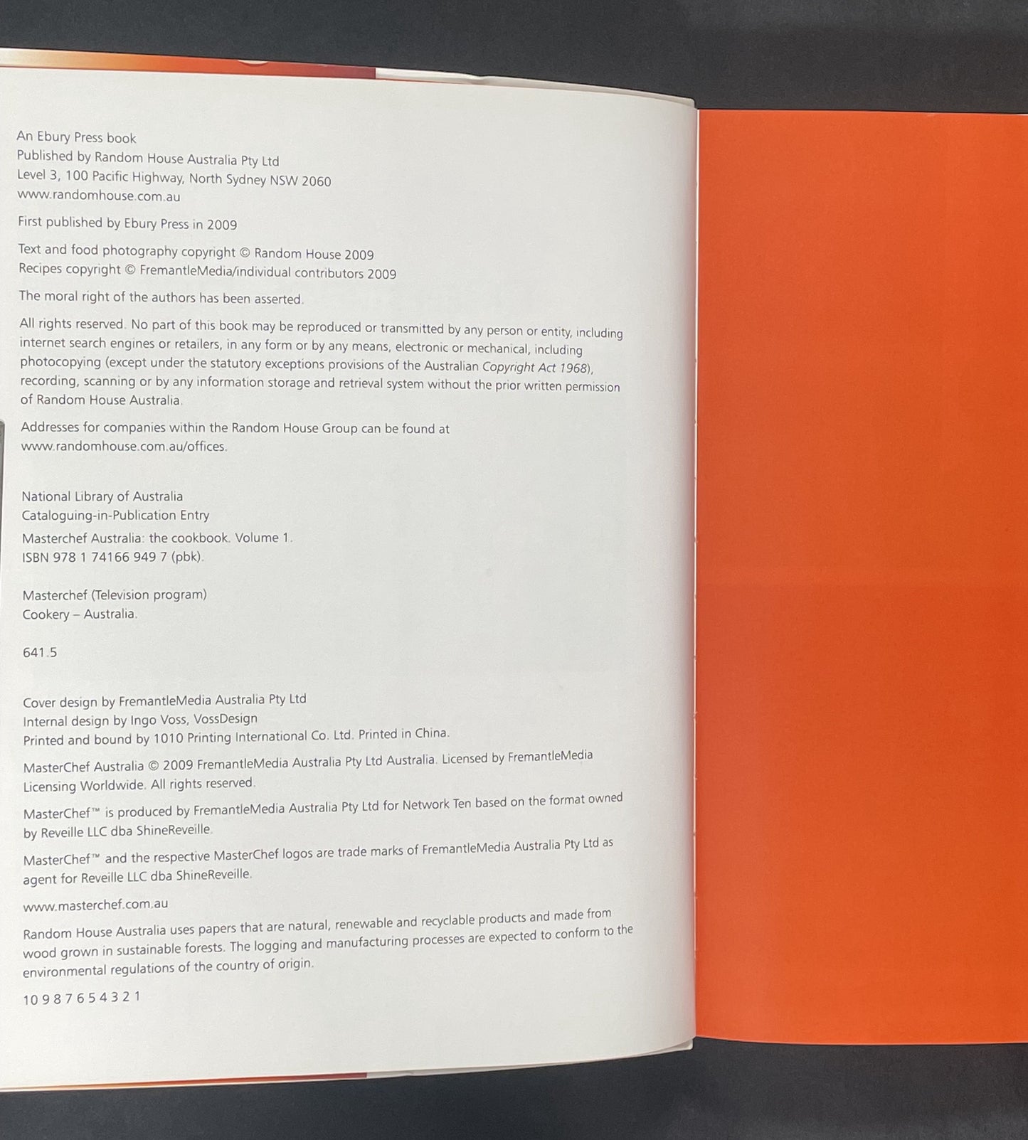 Masterchef Australia by Tracy Rutherford, MasterChef Australia Staff